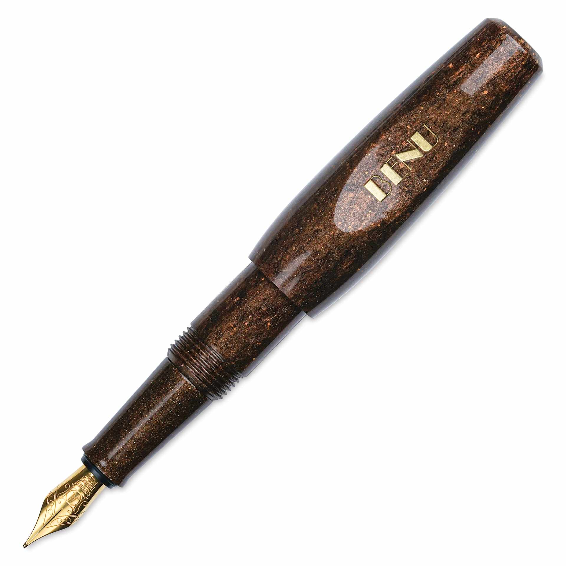 Benu Pixie Fountain Pen - Coffee Brown (image may show a different size nib)