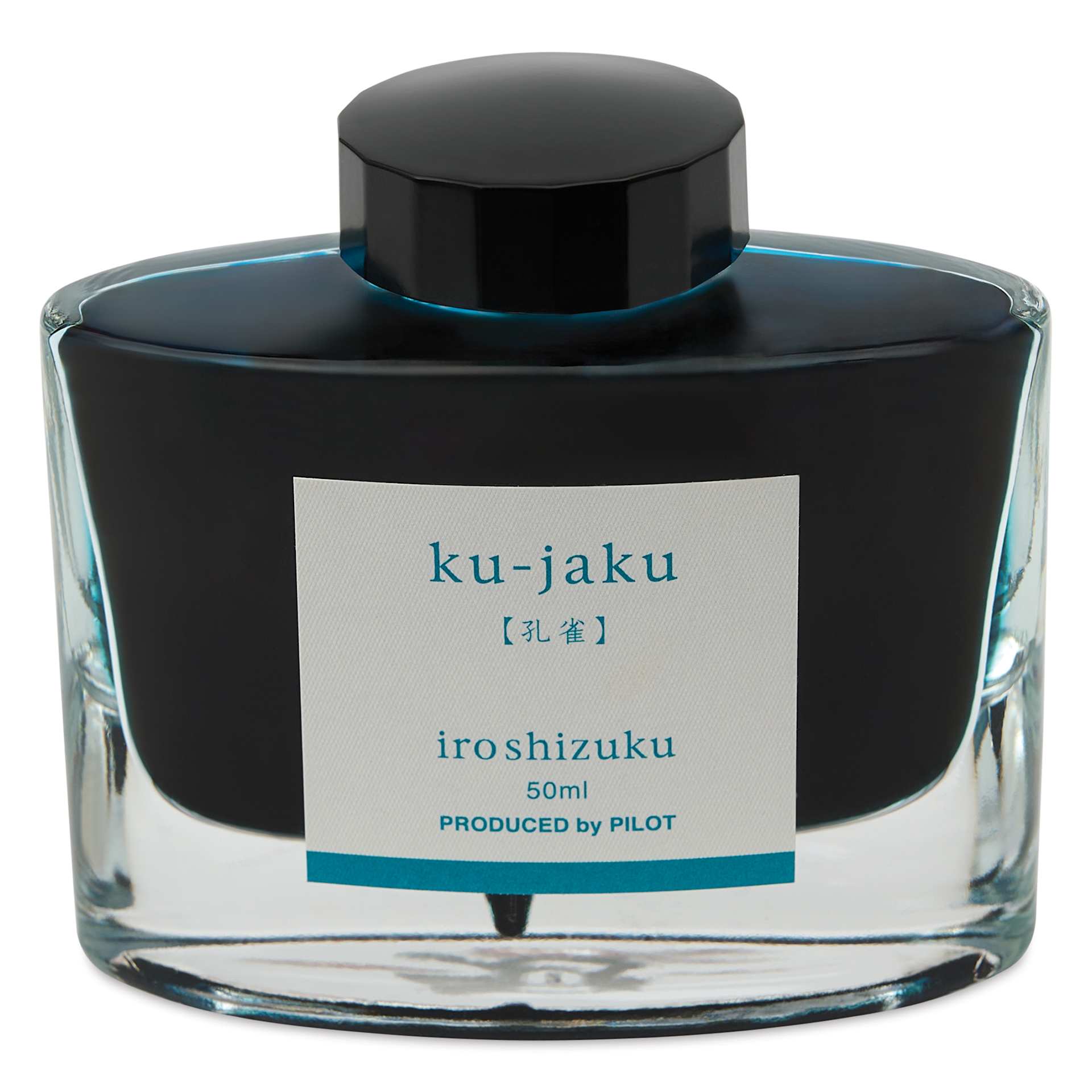 Pilot Iroshizuku Fountain Pen Ink - Peacock (Ku-jaku), 50 ml, bottle