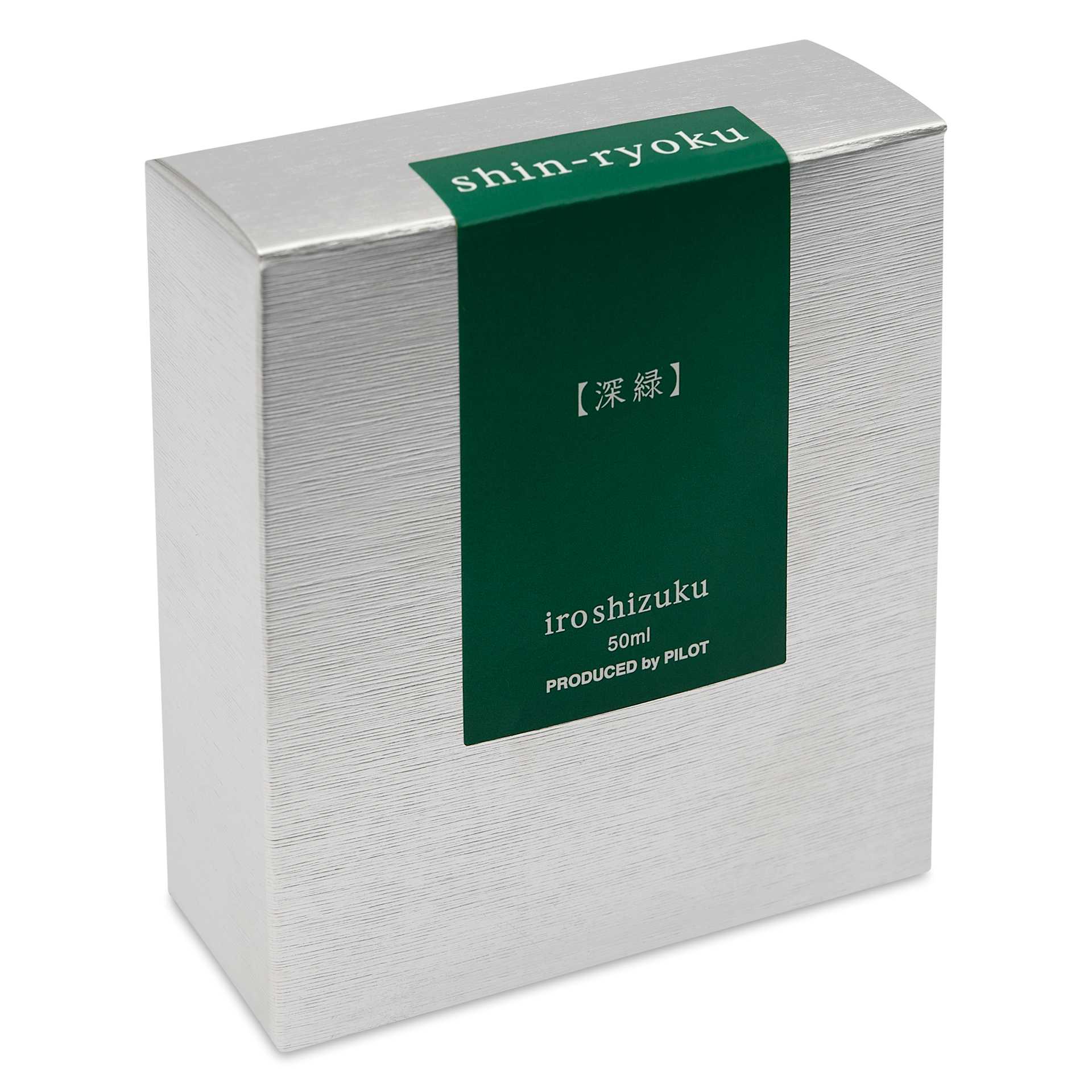 Pilot Iroshizuku Fountain Pen Ink - Forest Green (Shin-ryoku), 50 ml, packaging