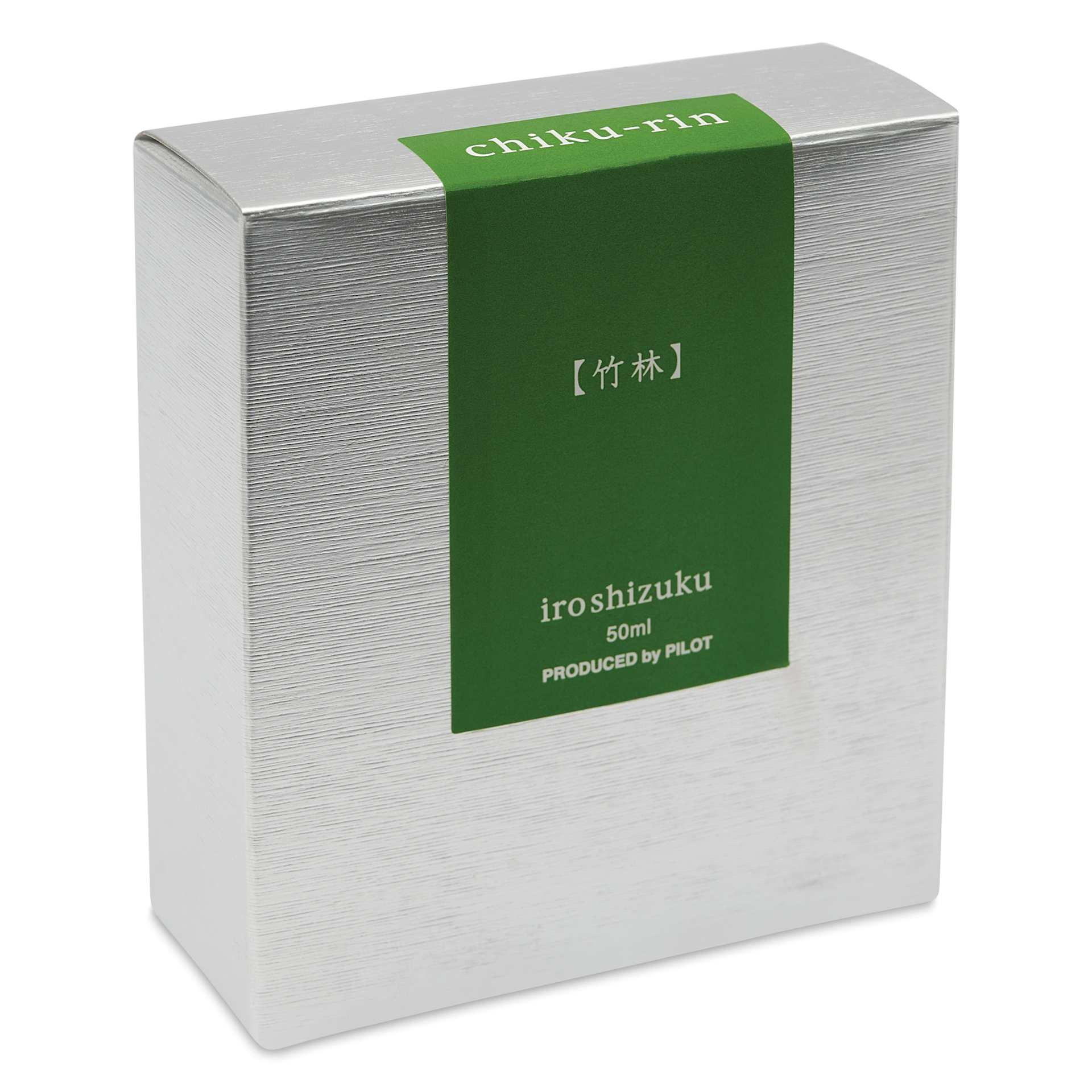 Pilot Iroshizuku Fountain Pen Ink - Bamboo Forest (Chiku-rin), 50 ml, packaging box