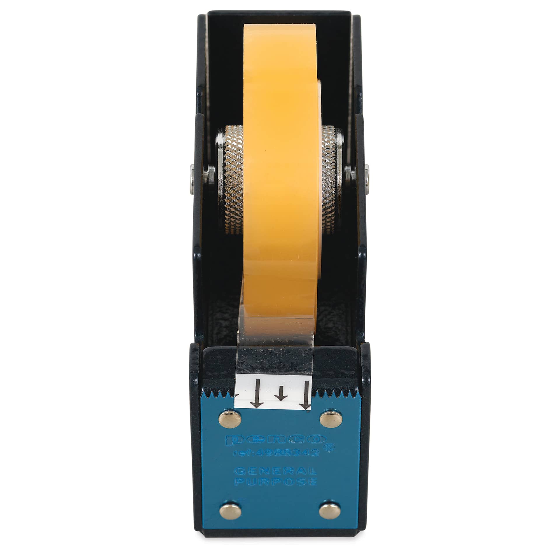 Penco Steel Tape Dispenser - Small, front of dispenser (tape not included)