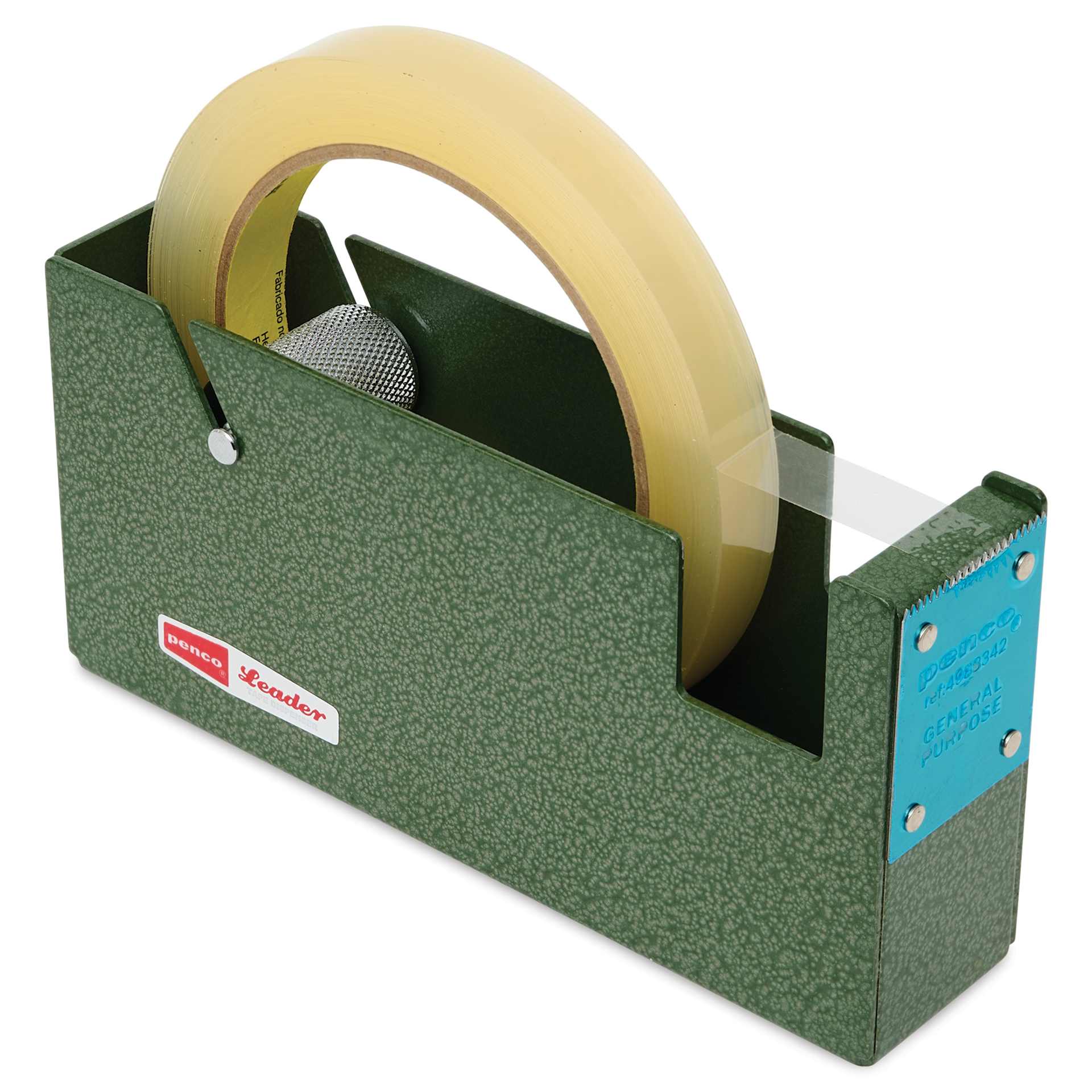 Penco Steel Tape Dispenser - Large, large tape roll loaded (tape not included)