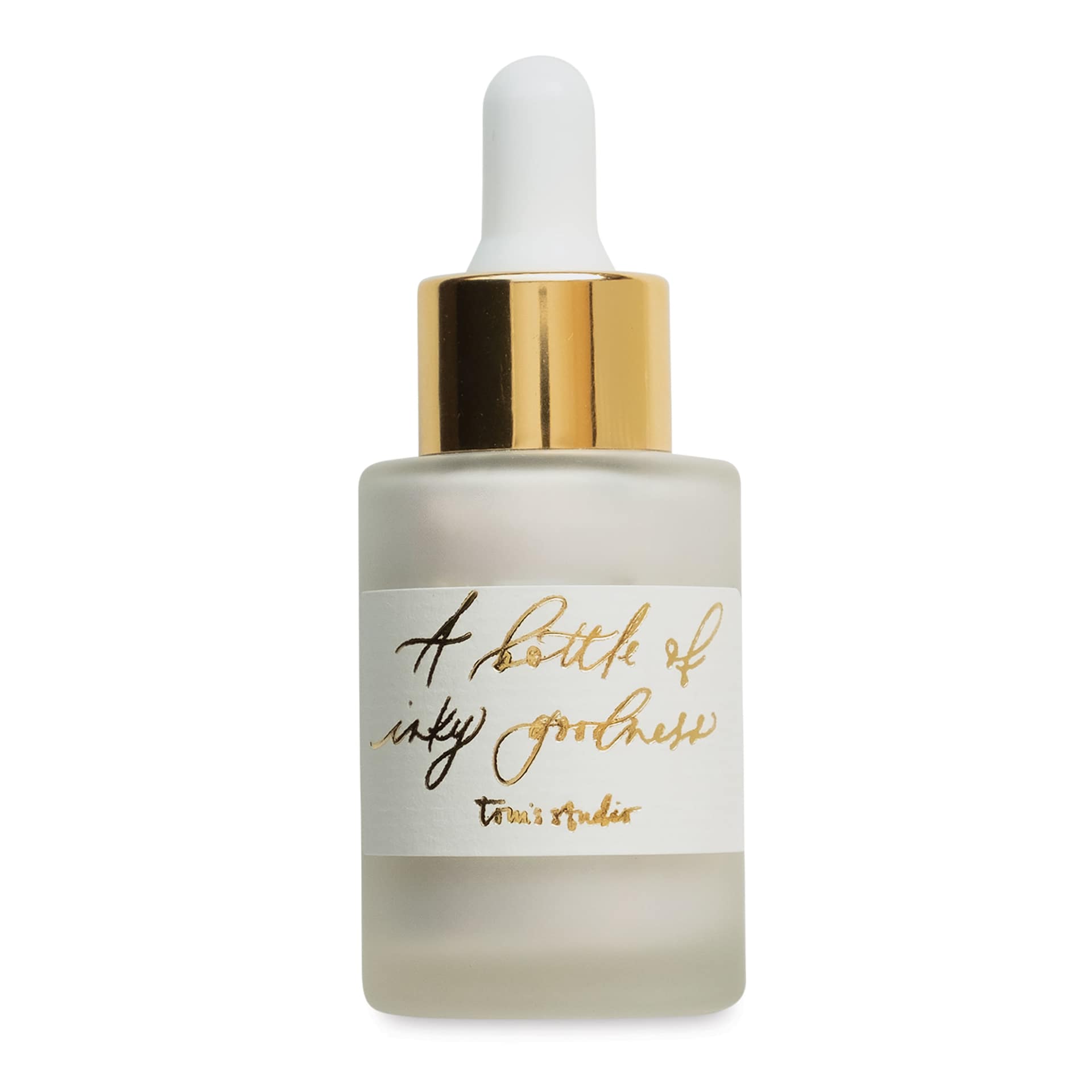 Tom's Studio Calligraphy Ink - Silver, 30 ml bottle