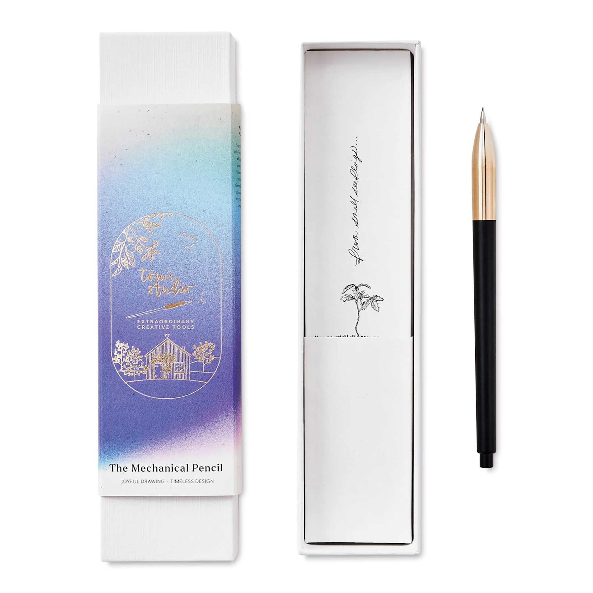 Tom’s Studio Mechanical Pencil - Black, 0.5 mm, with packaging