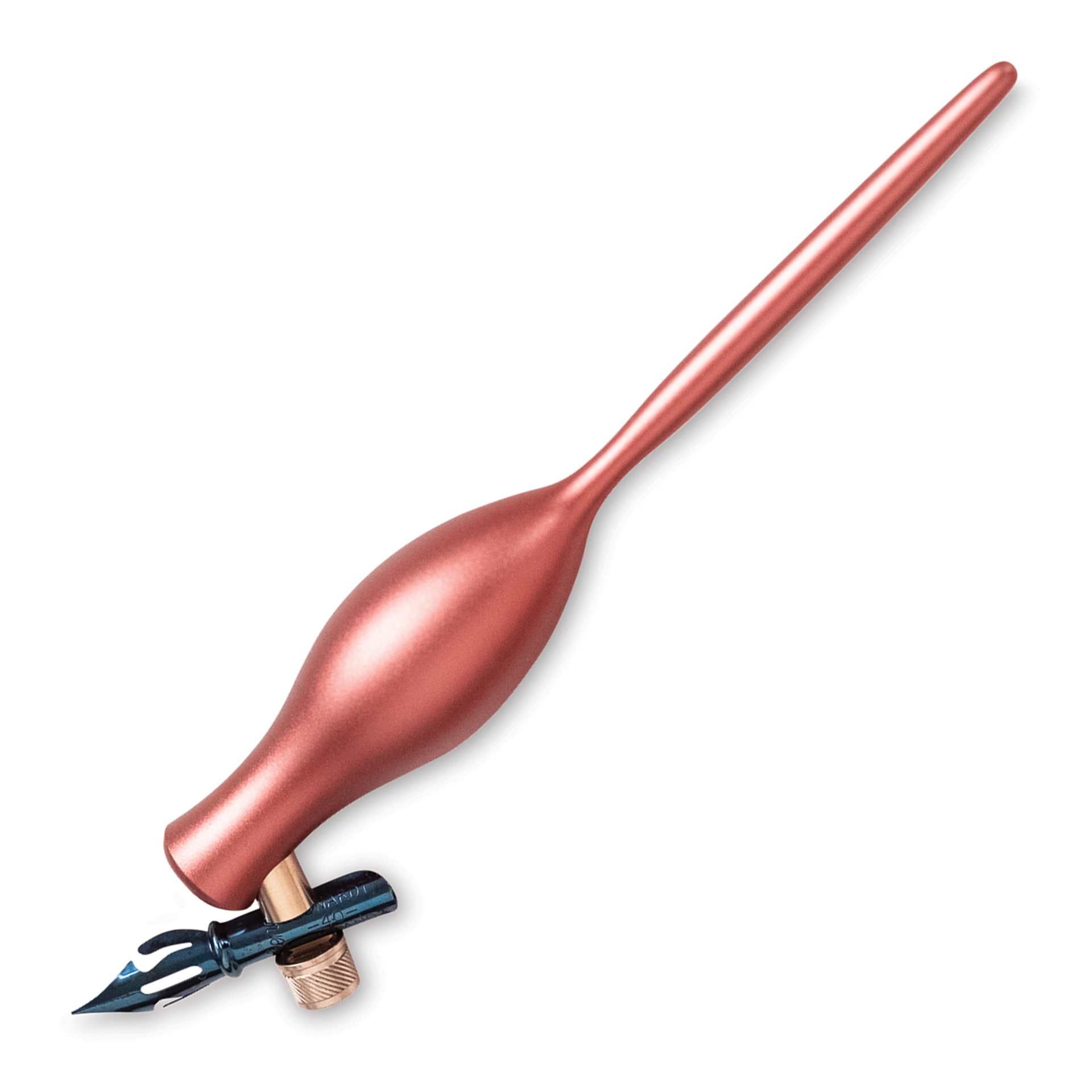 Tom’s Studio Carrot Oblique Calligraphy Dip Pen - Old Rose