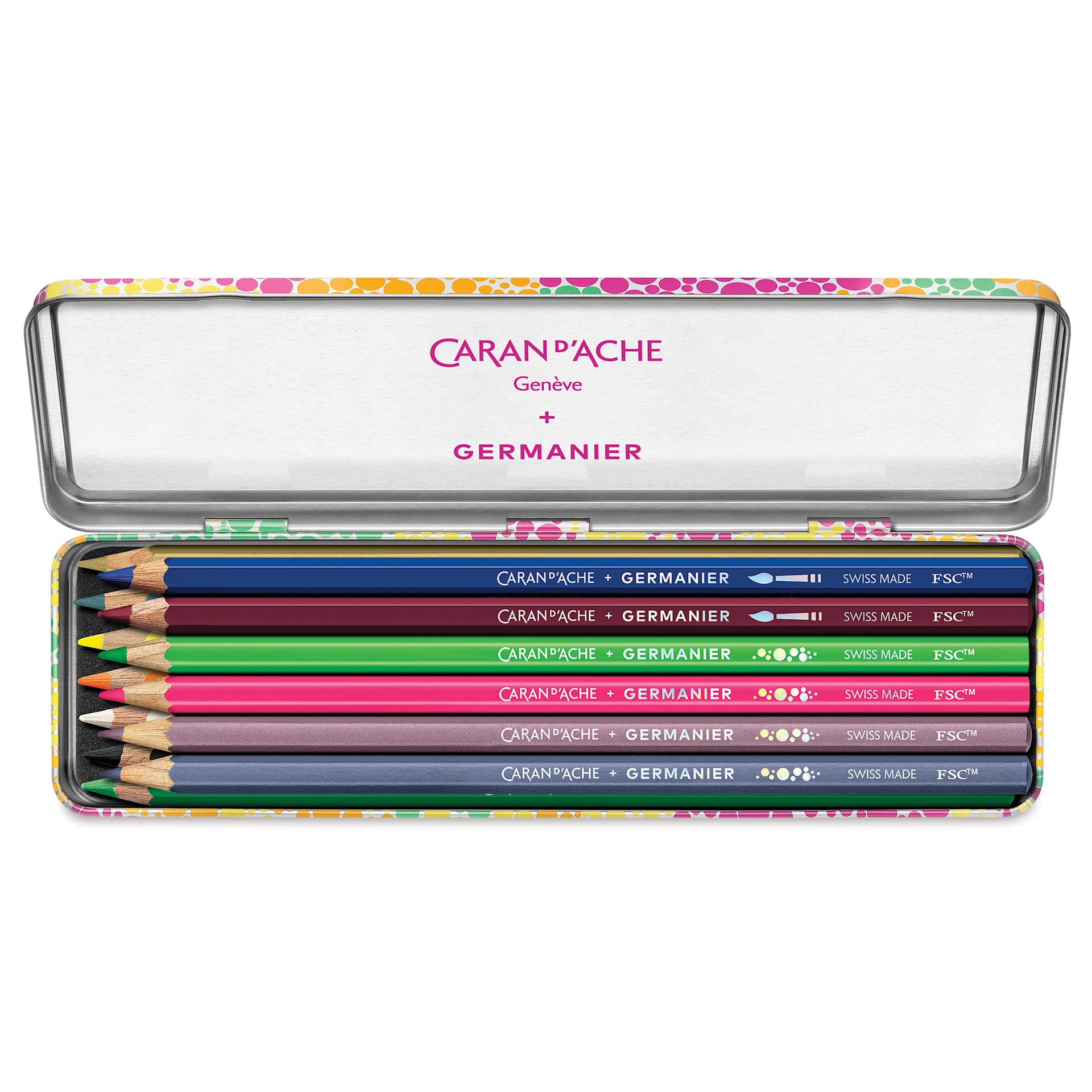 Caran d'Ache Germanier Creative Color Pencils - Limited Edition, Set of 13, inside of the packaging