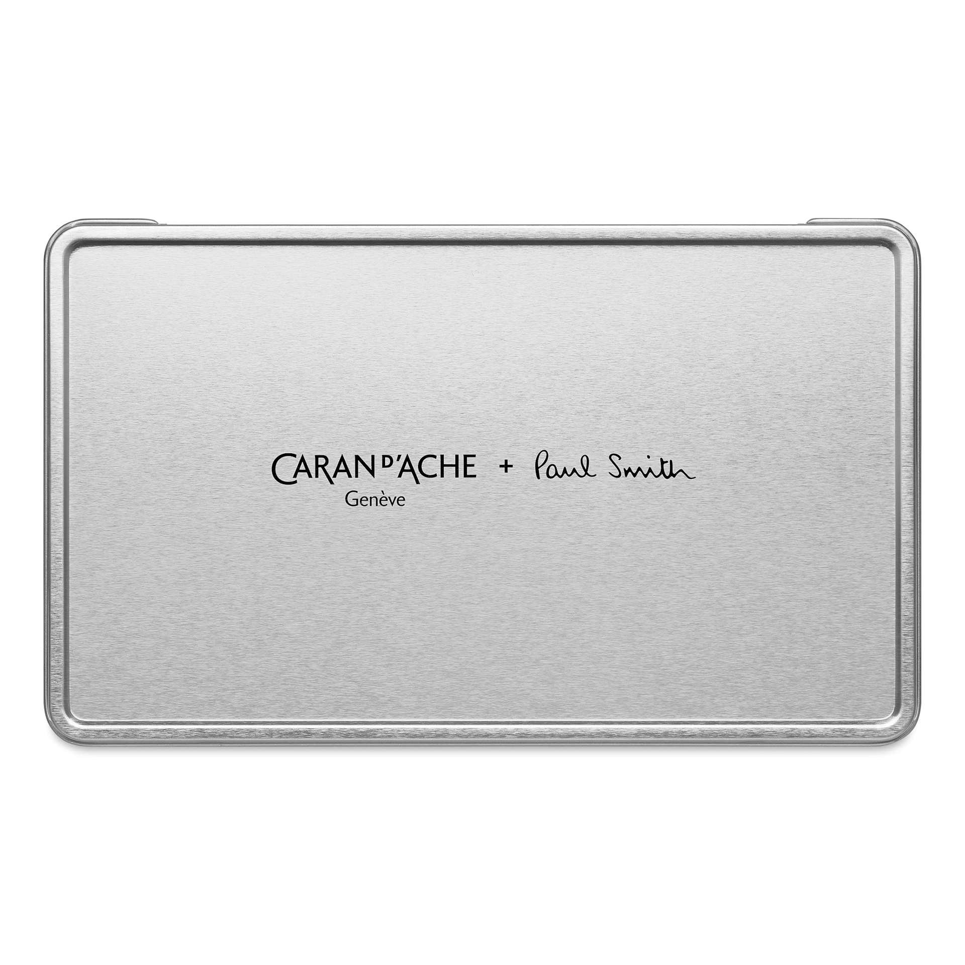 Caran d’Ache Paul Smith Special Edition Ecridor Ballpoint Pen and Leather Case Set, presentation case