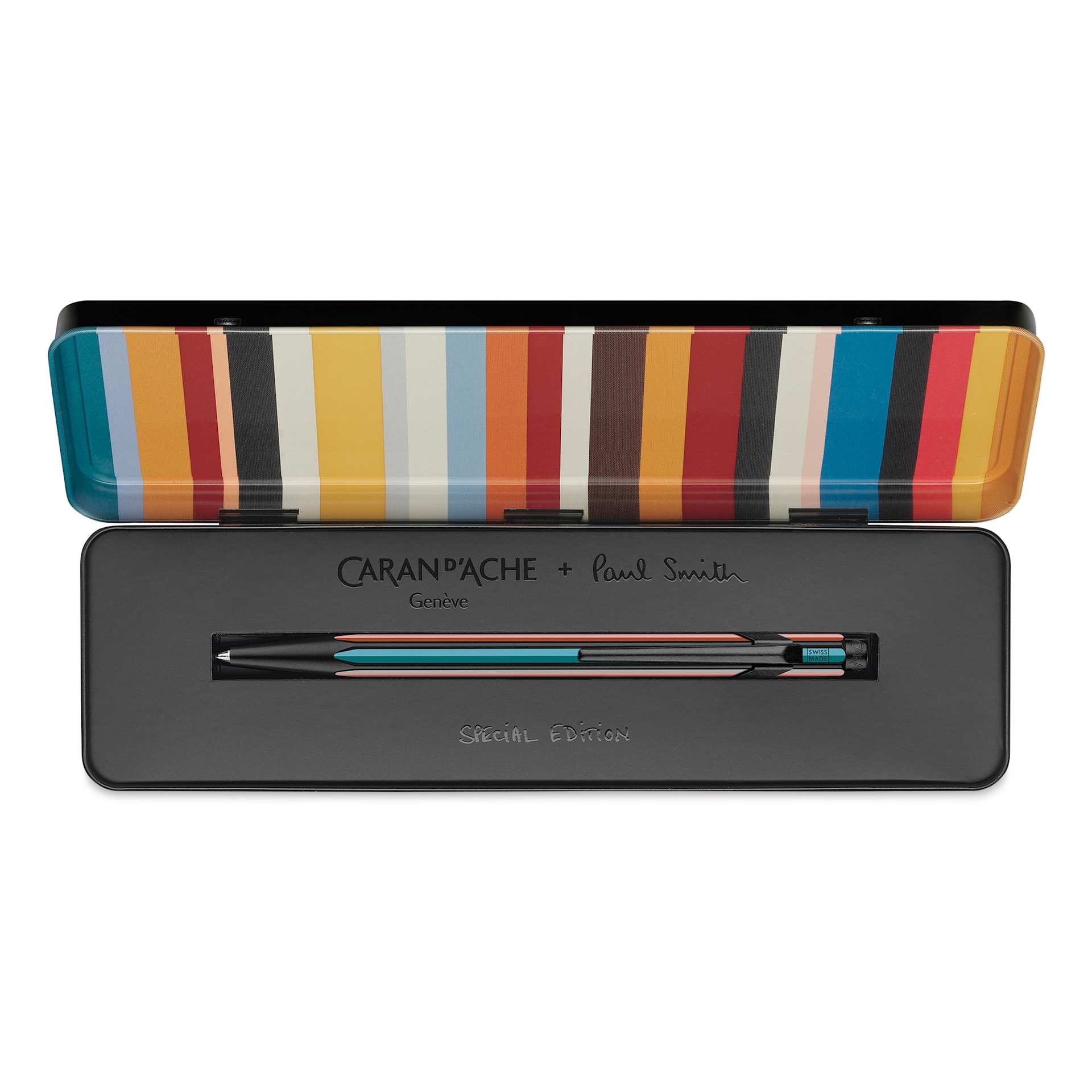 Caran d'Ache Special Edition No. 5 Paul Smith 849 Ballpoint Pen - Black, in open packaging