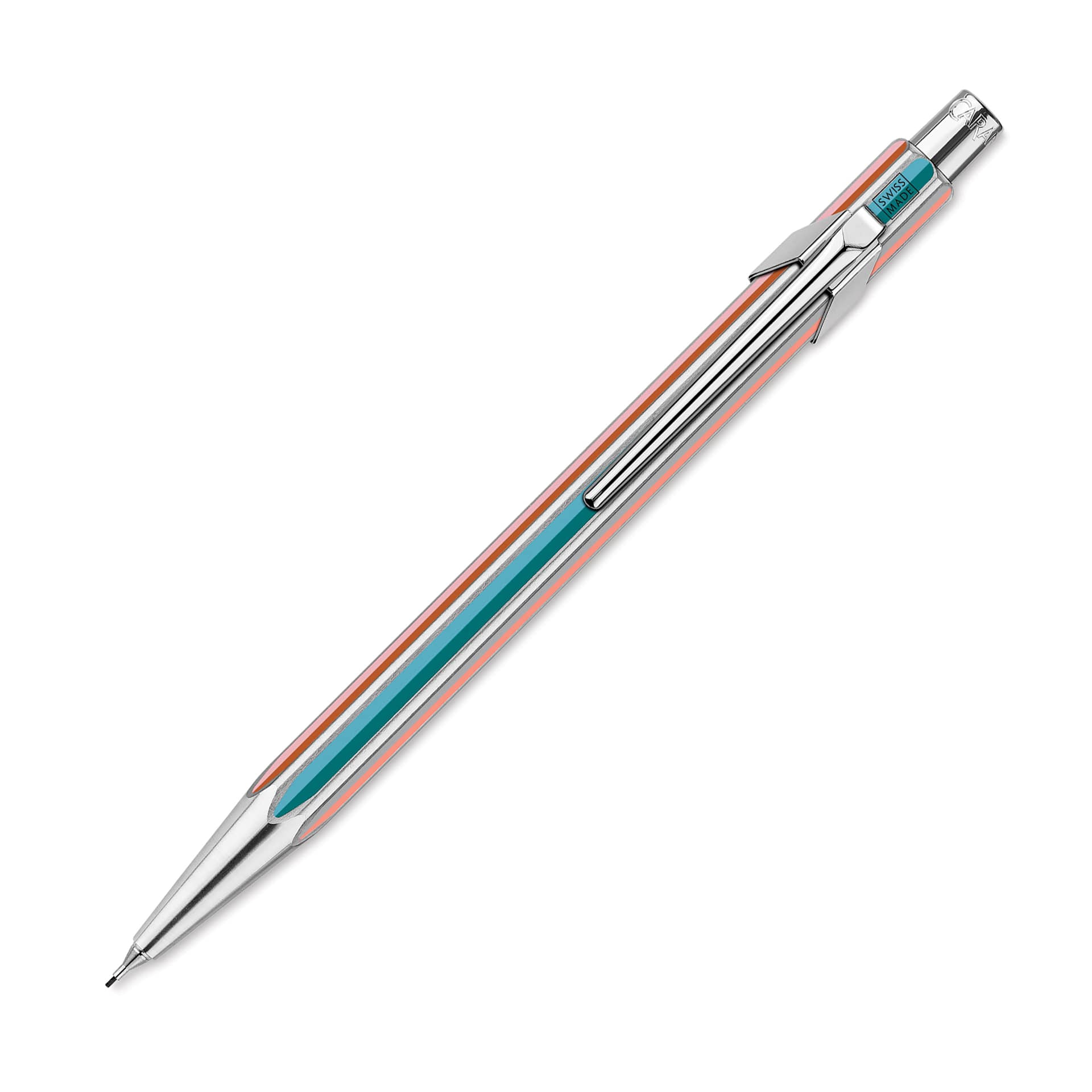 Caran d'Ache Paul Smith Special Edition 849 Mechanical Pencil - Raw Silver, 0.5 mm