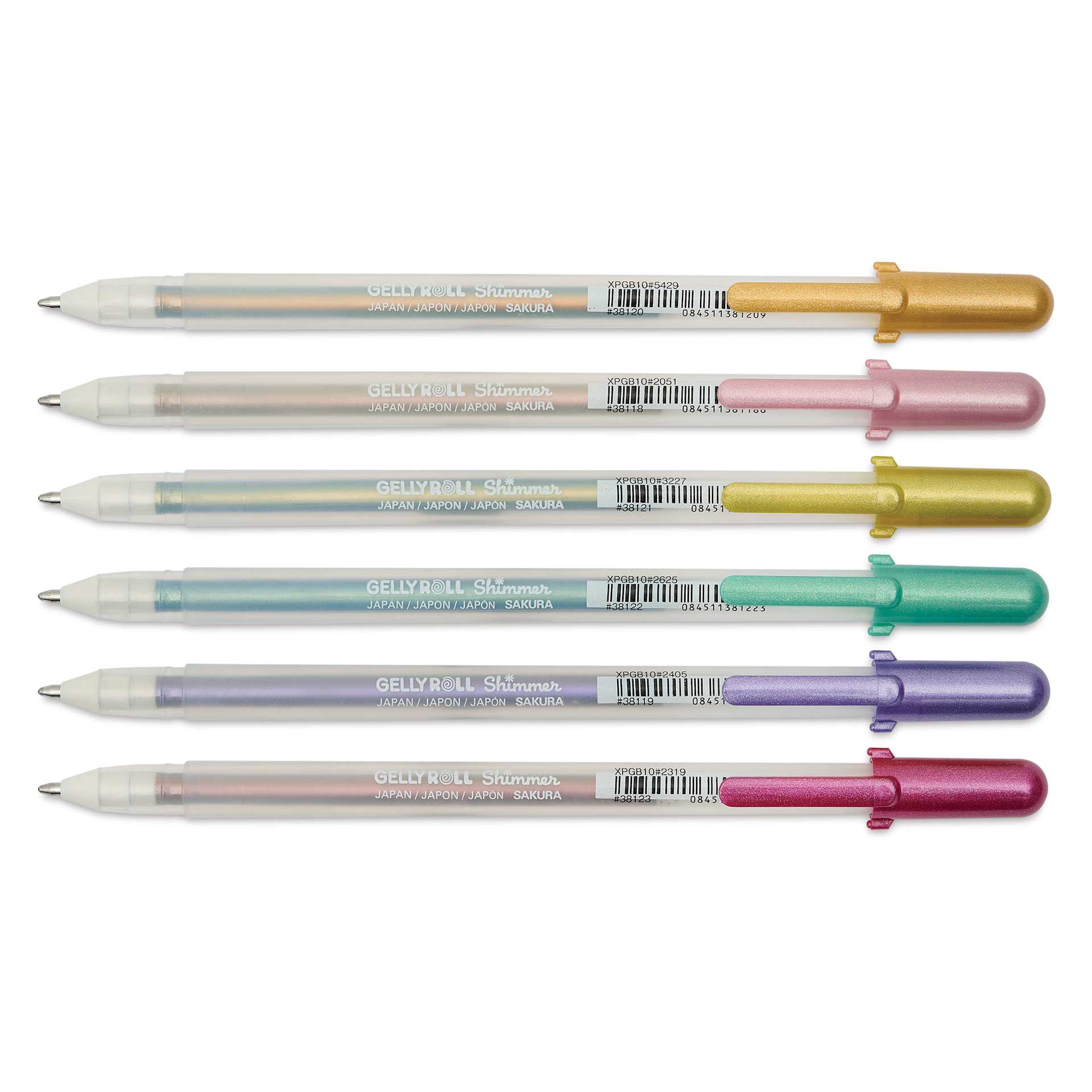 Sakura Gelly Roll Shimmer Pens - Set of 6, Shimmer