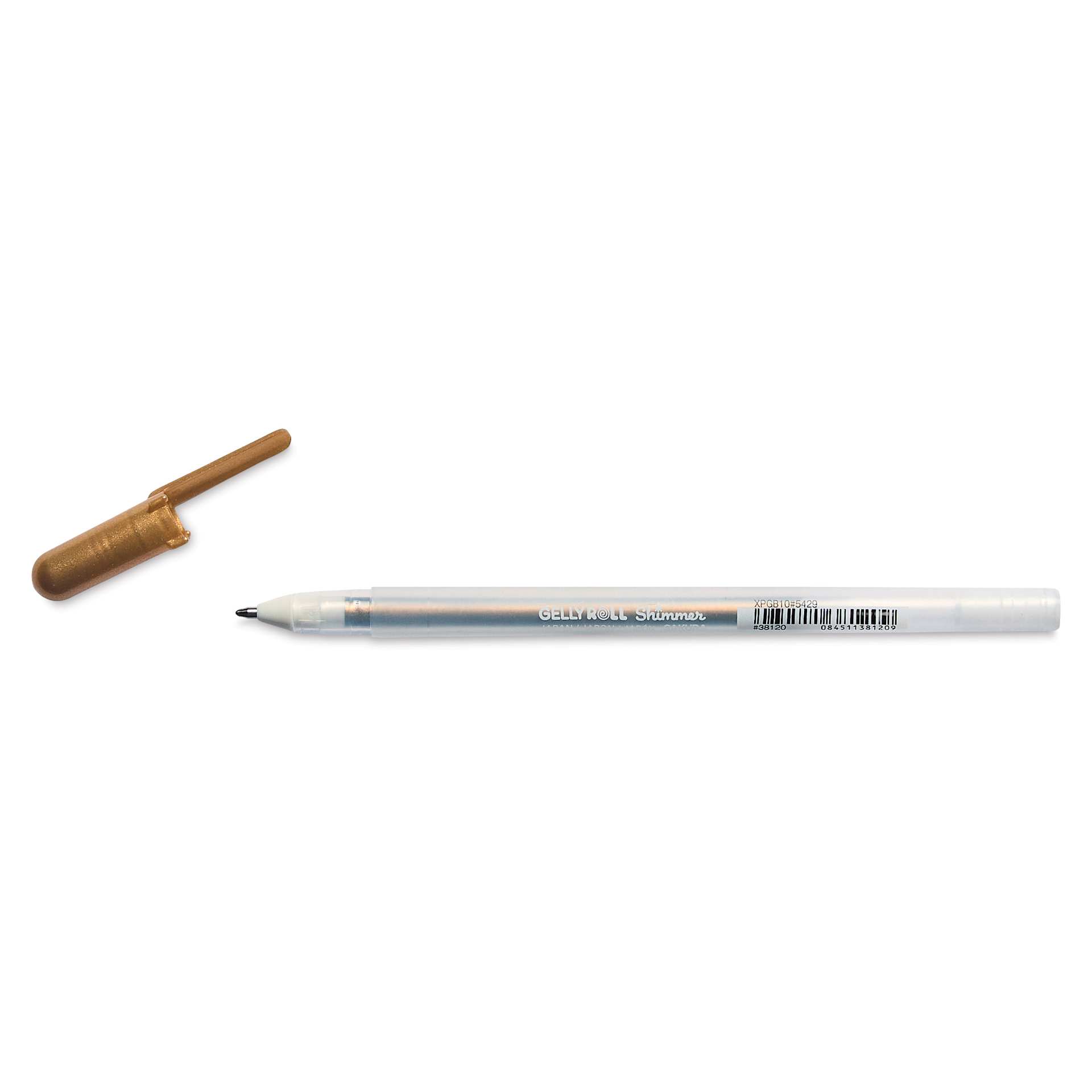 Sakura Gelly Roll Shimmer Pen - Copper, cap off