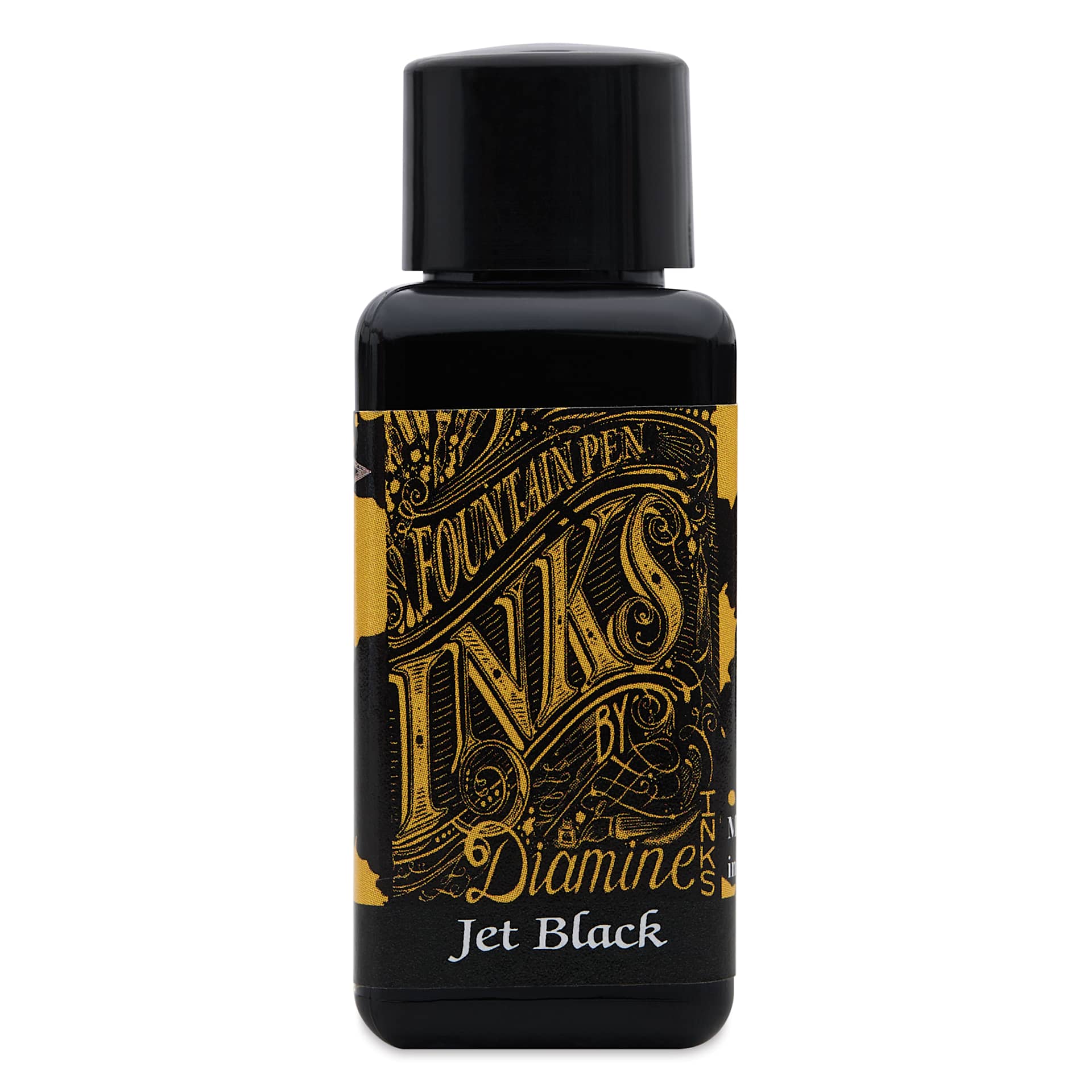 Diamine Fountain Pen Ink - Jet Black, 30 ml