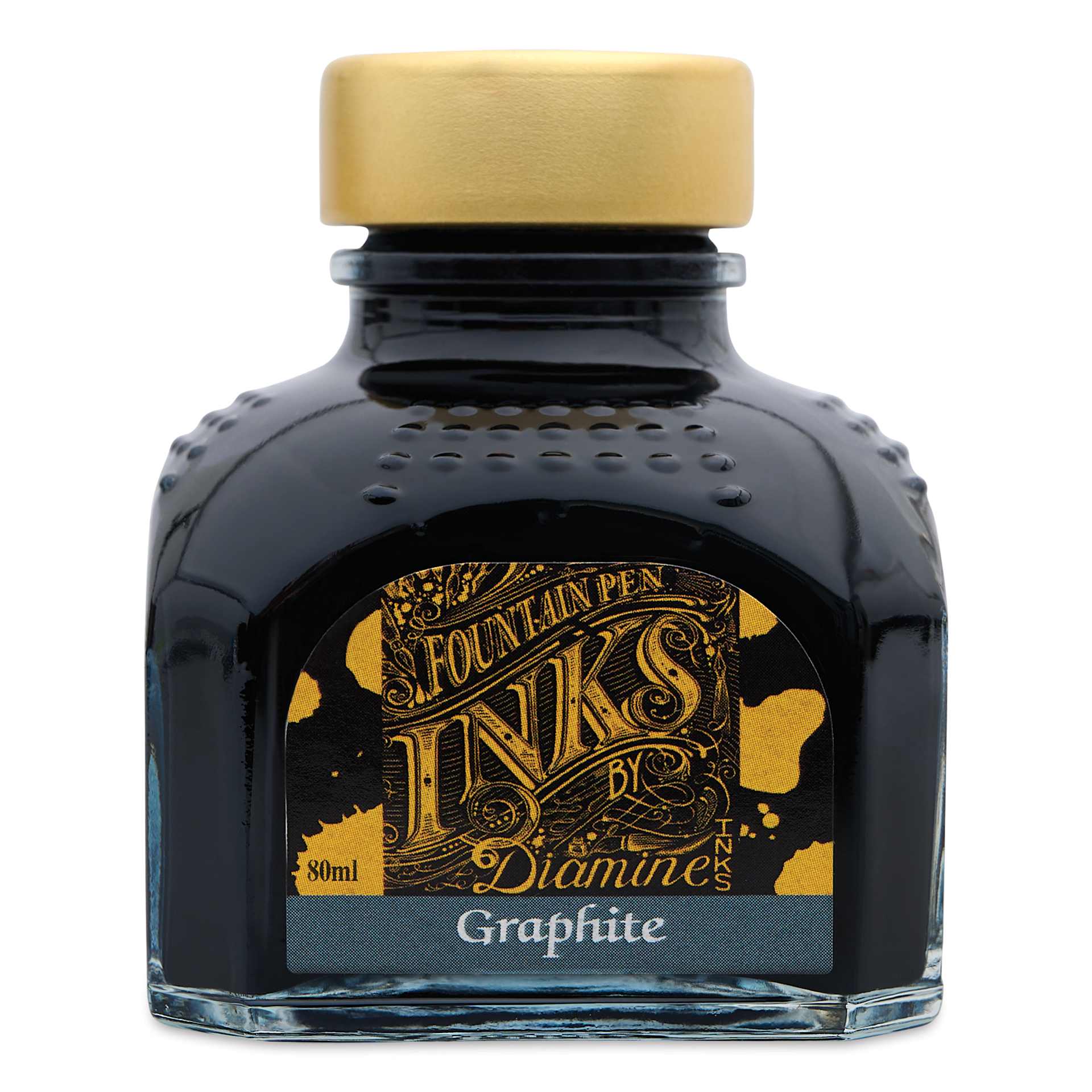 Diamine Fountain Pen Ink - Graphite, 80 ml