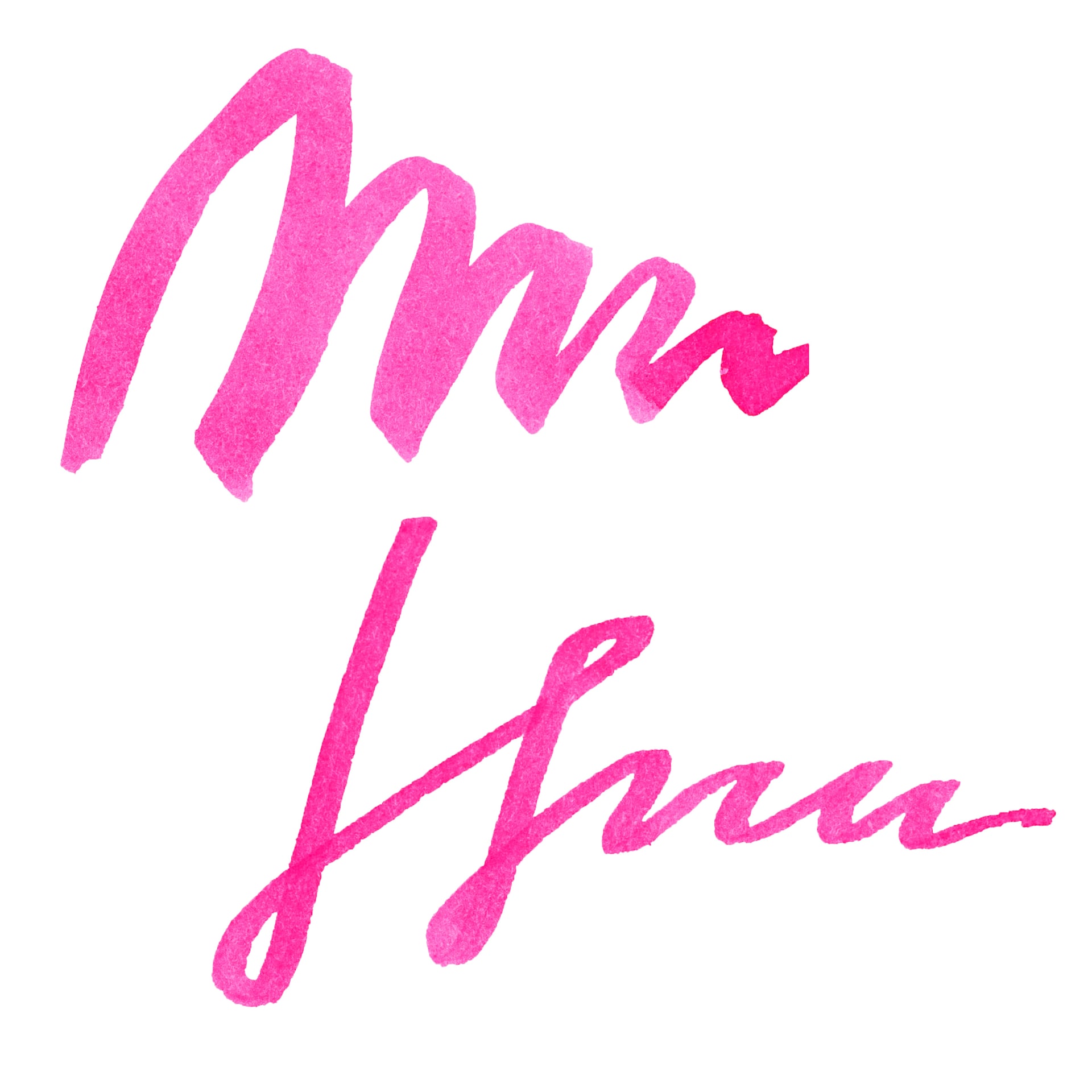 Diamine Fountain Pen Ink - Hope Pink, 30 ml swatch