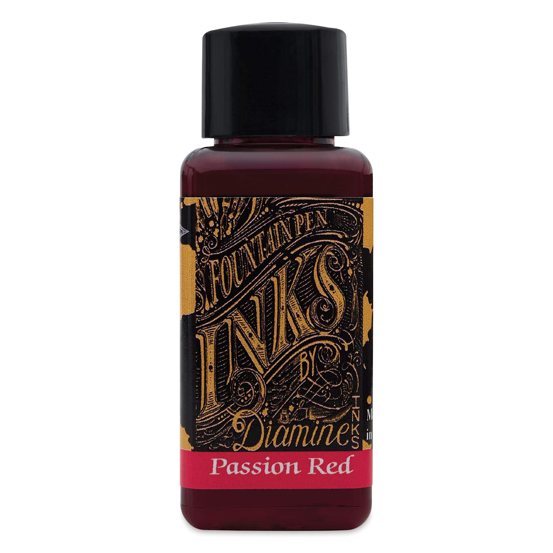 Diamine Fountain Pen Ink - Passion Red, 30 ml