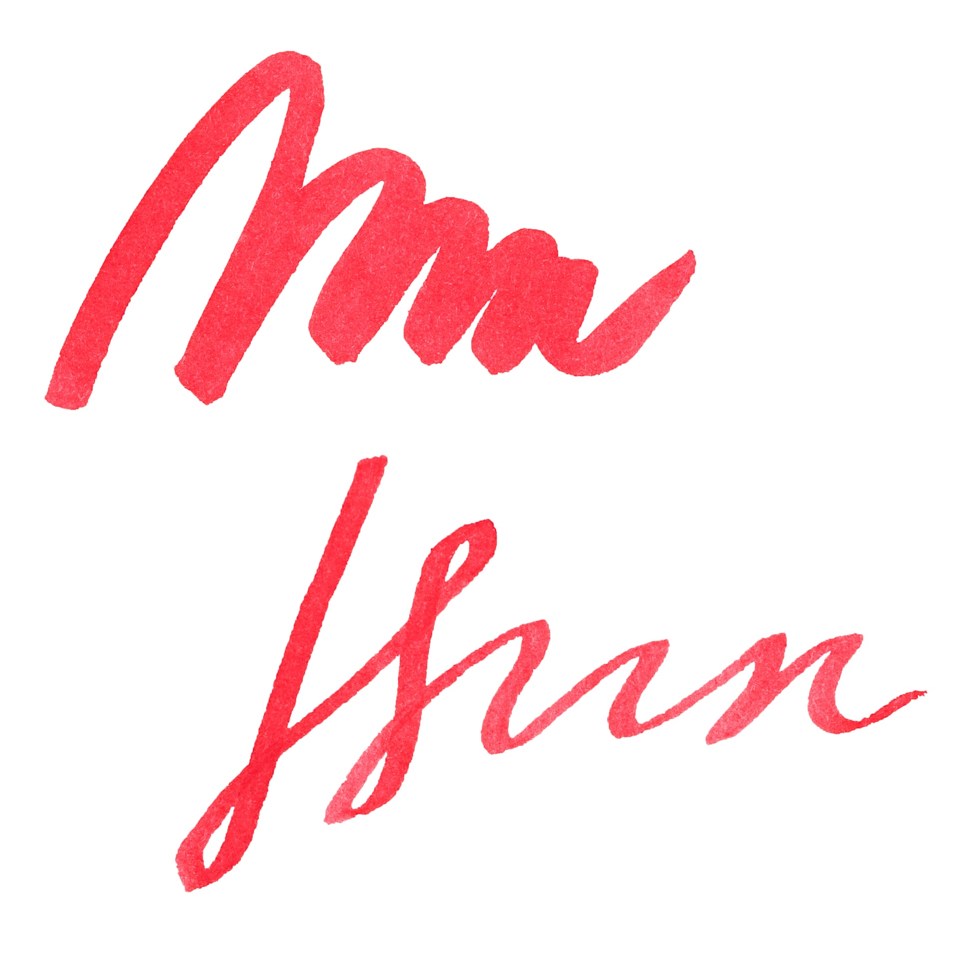 Diamine Fountain Pen Ink - Passion Red, 30 ml swatch