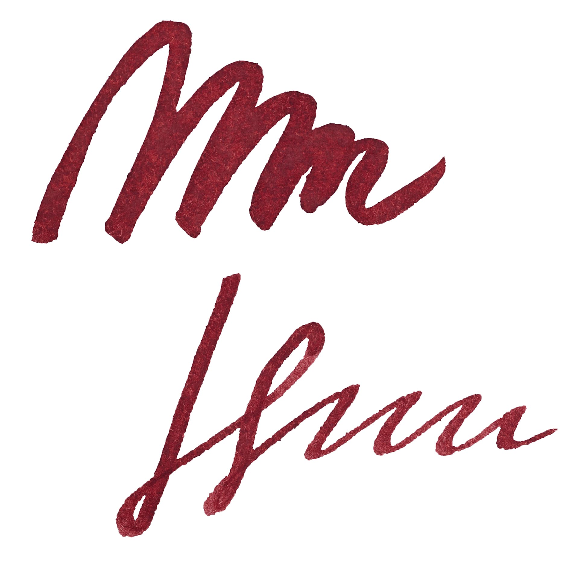 Diamine Fountain Pen Ink - Oxblood, 30 ml swatch