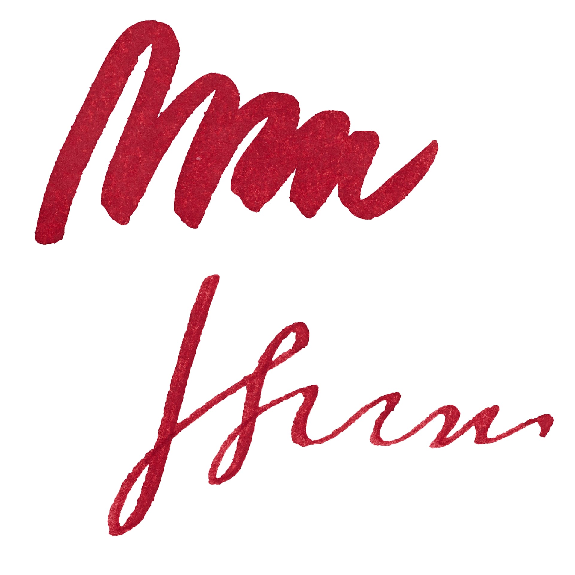 Diamine Fountain Pen Ink - Red Dragon, 30 ml swatch