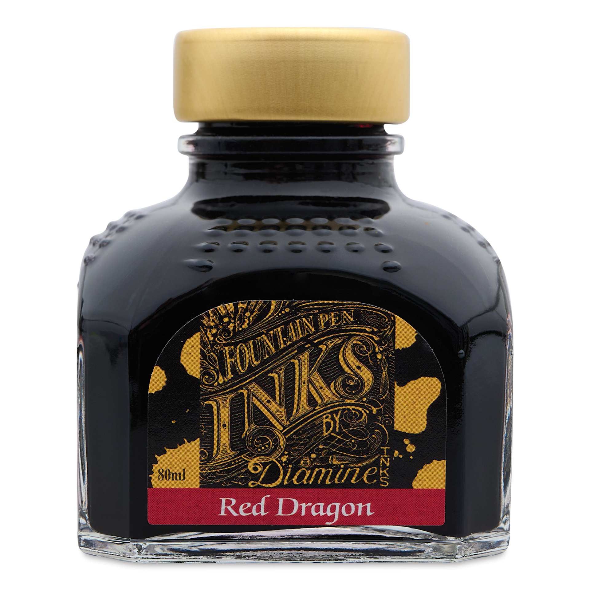 Diamine Fountain Pen Ink - Red Dragon, 80 ml