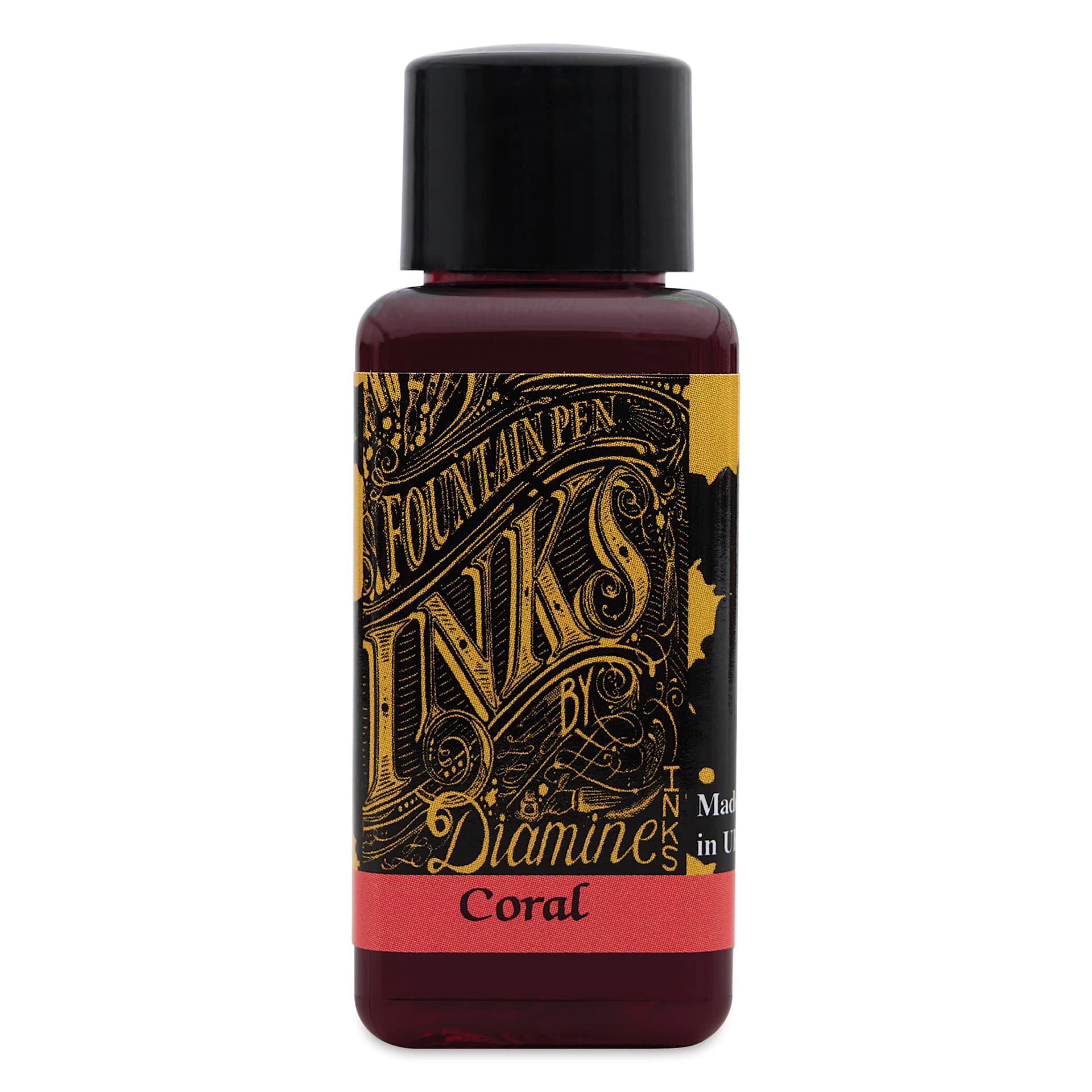 Diamine Fountain Pen Ink - Coral, 30 ml