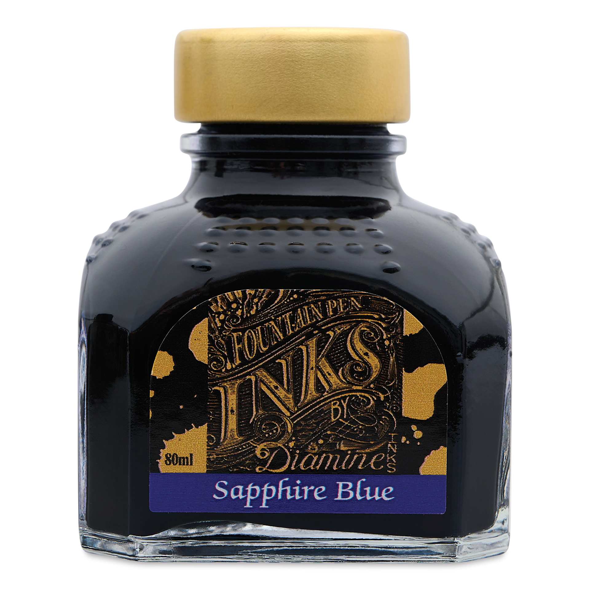 Diamine Fountain Pen Ink - Sapphire Blue, 80 ml