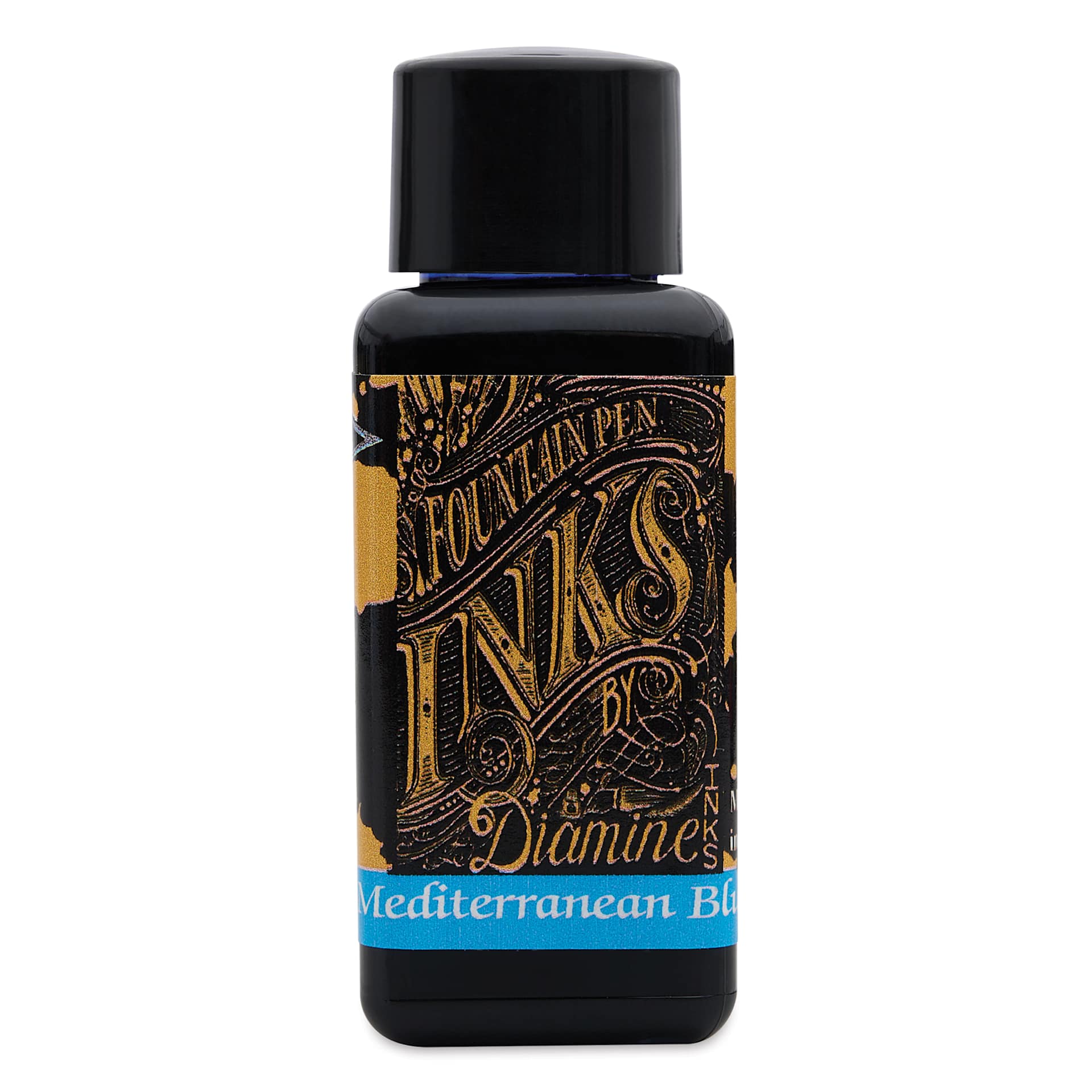 Diamine Fountain Pen Ink - Mediterranean Blue, 30 ml 