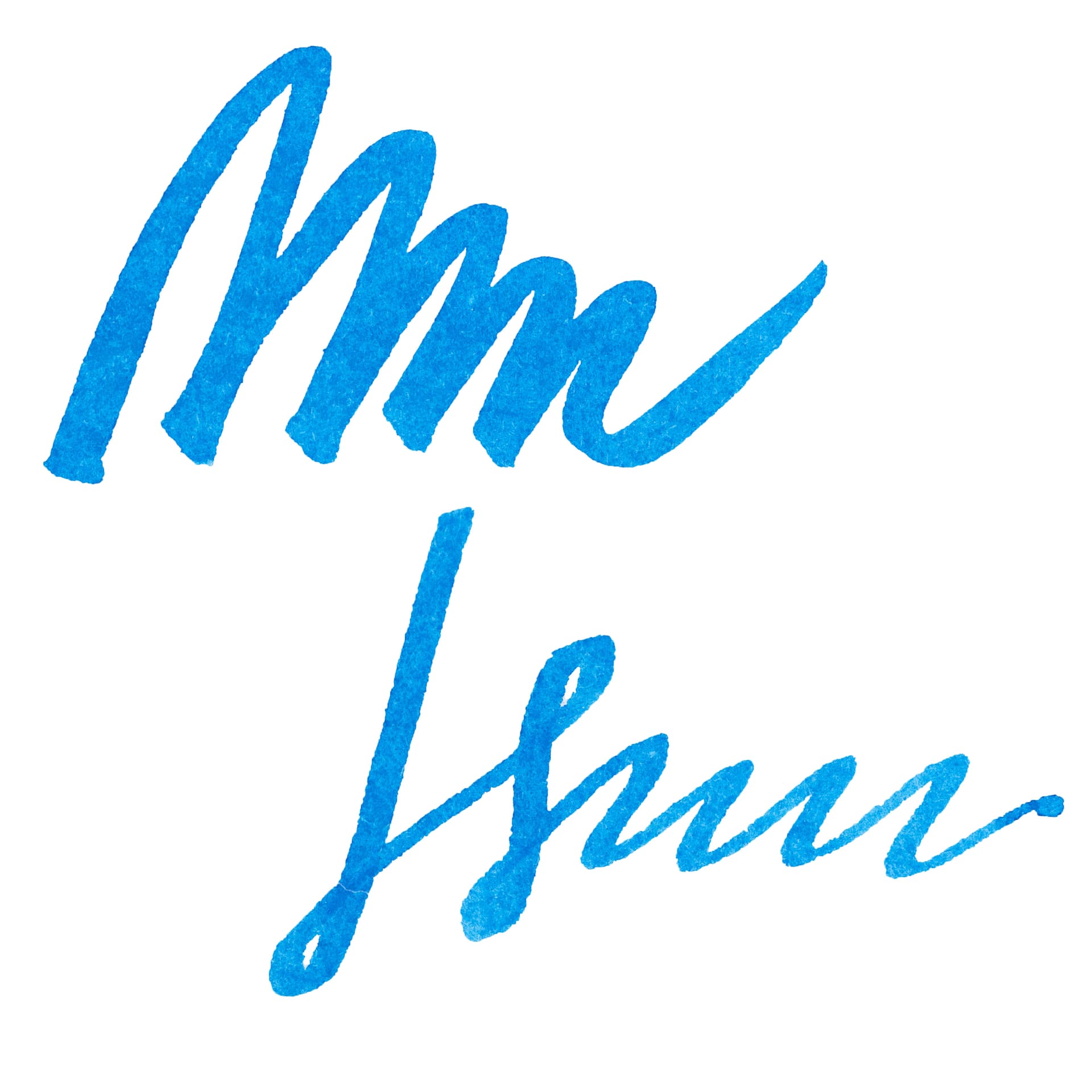 Diamine Fountain Pen Ink - Mediterranean Blue, 30 ml swatch