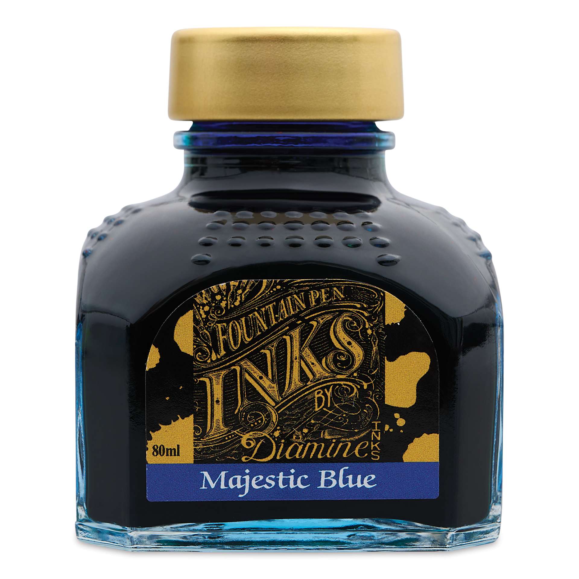 Diamine Fountain Pen Ink - Majestic Blue, 80 ml