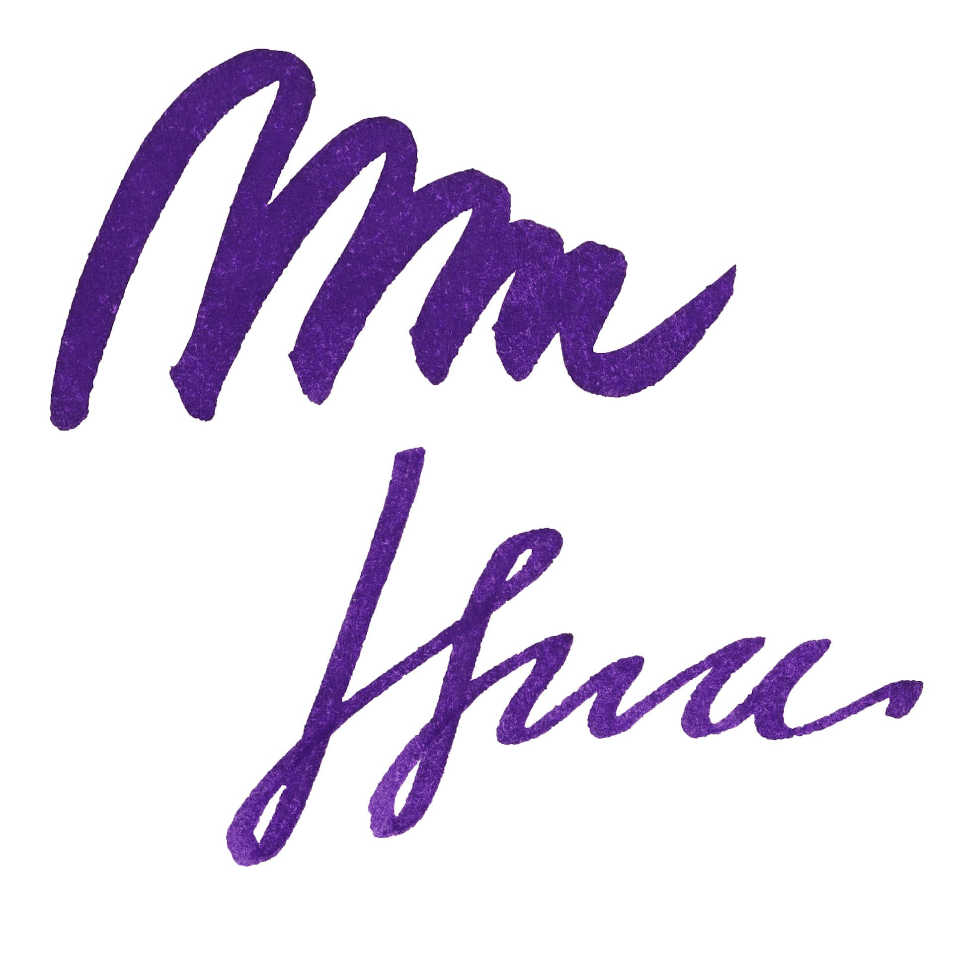 Diamine Fountain Pen Ink - Imperial Purple, 80 ml swatch