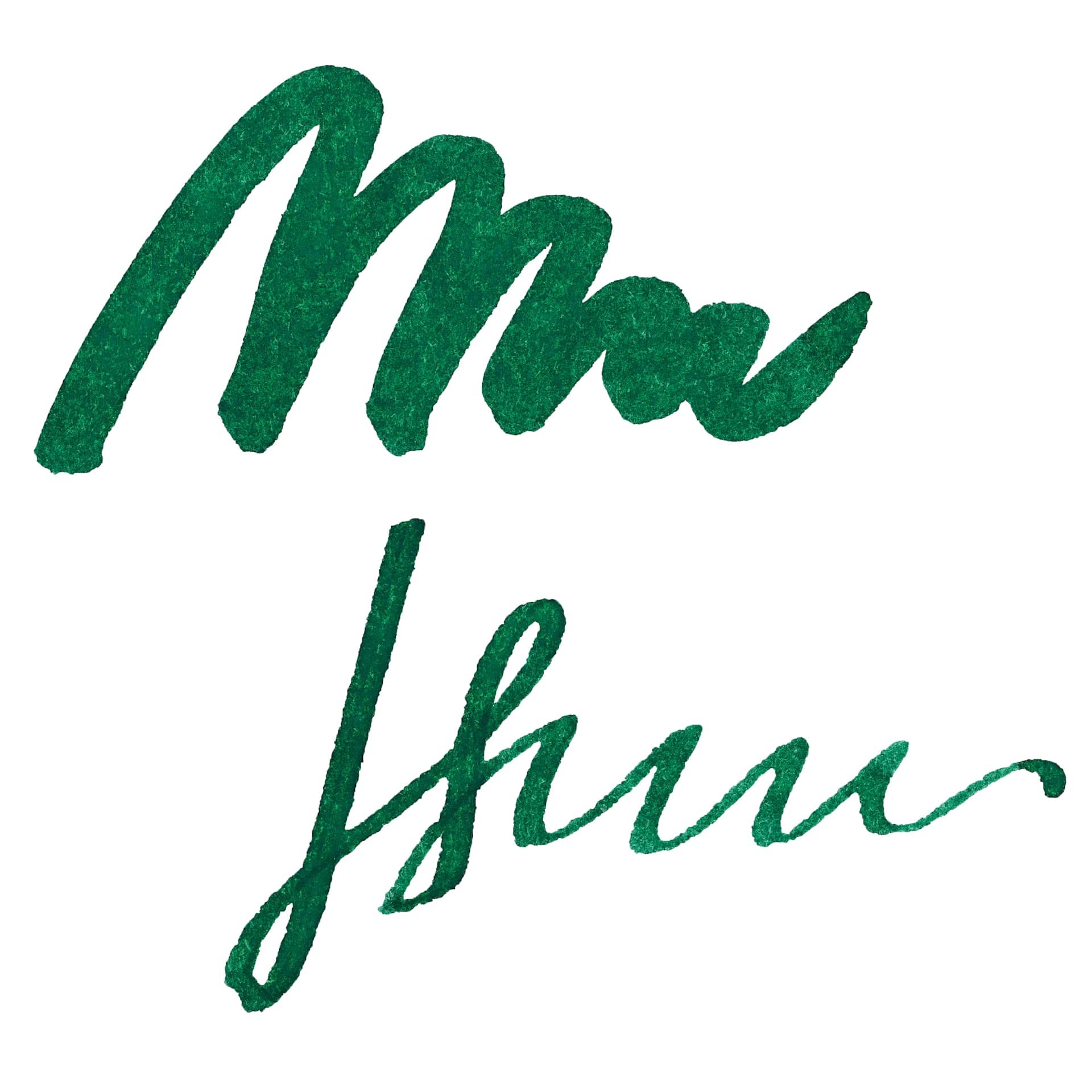 Diamine Fountain Pen Ink - Sherwood Green, 30 ml swatch
