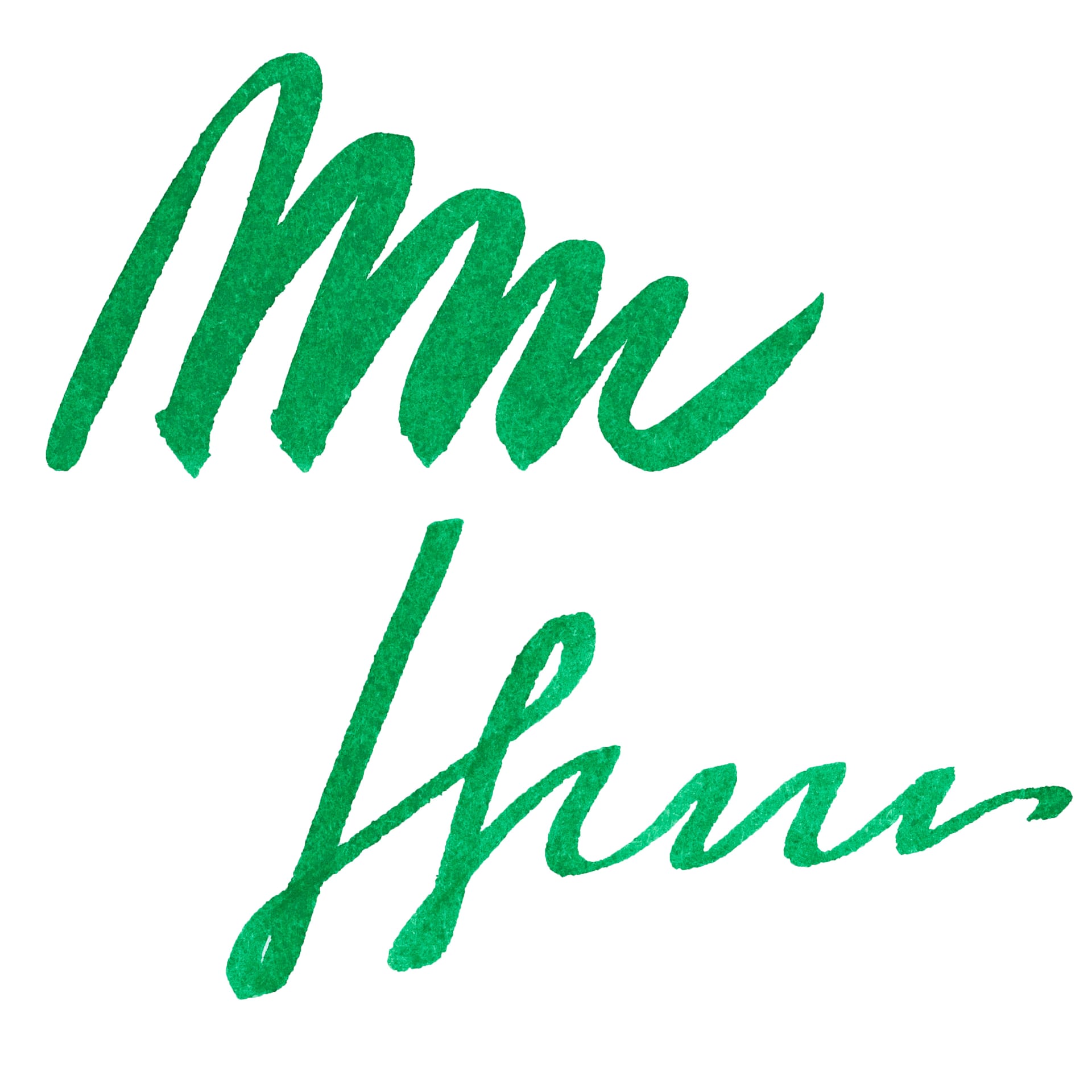 Diamine Fountain Pen Ink - Ultra Green, 30 ml swatch