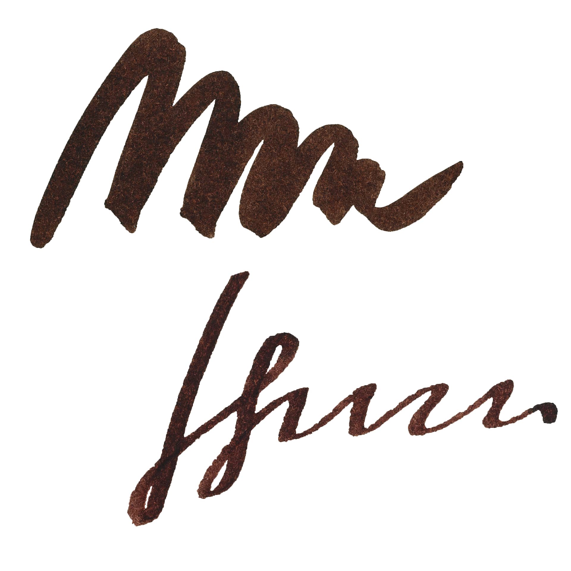 Diamine Fountain Pen Ink - Chocolate Brown, 80 ml swatch