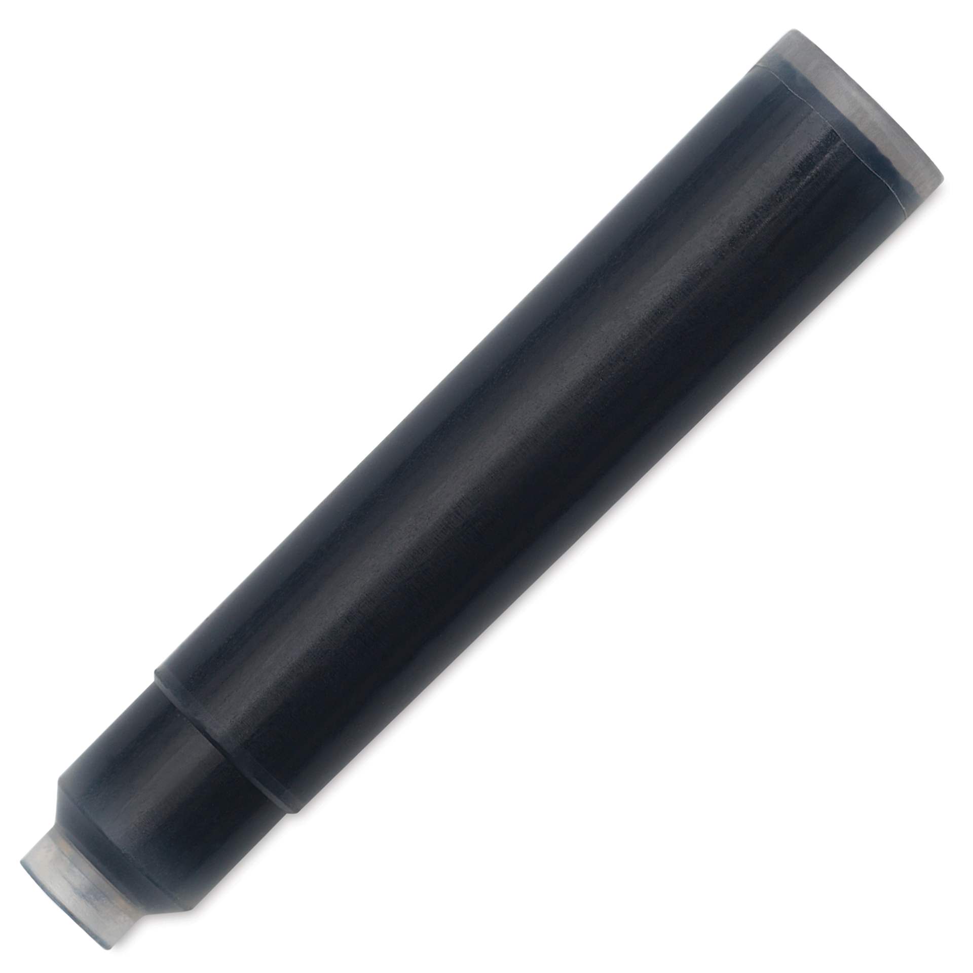 Diamine Ink Cartridges - Pkg of 18, Onyx Black, close up of cartridge