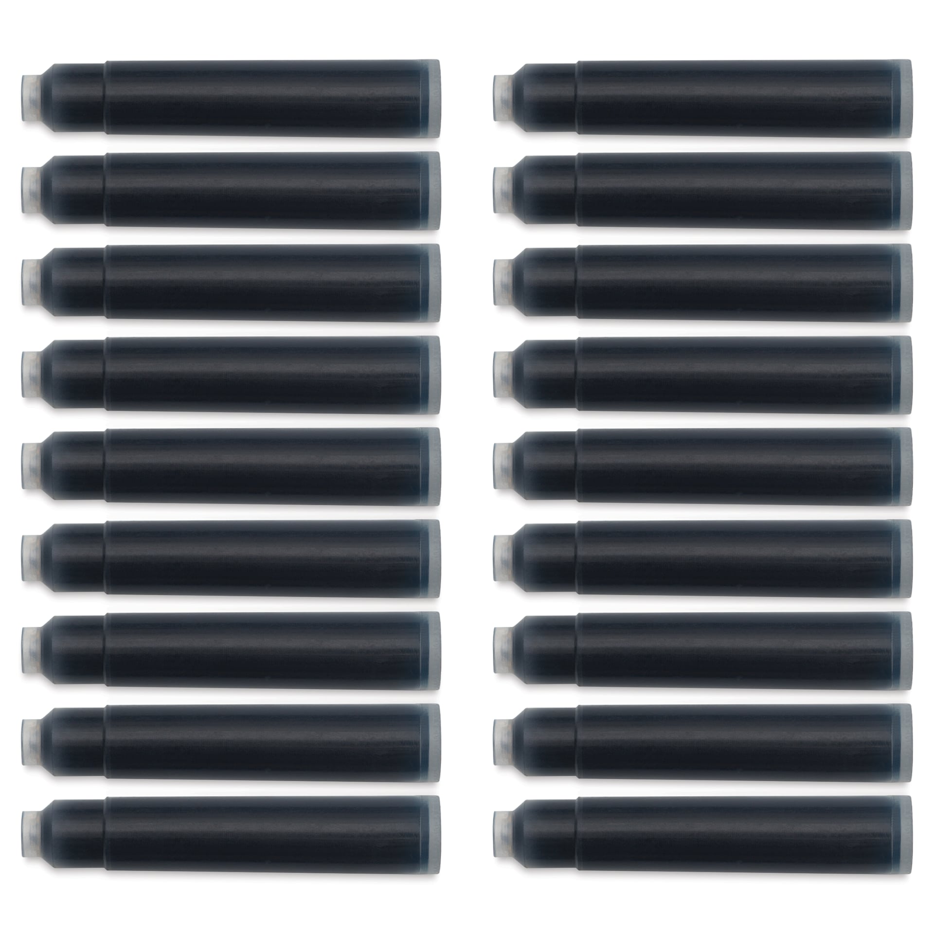 Diamine Ink Cartridges - Pkg of 18, Onyx Black, contents