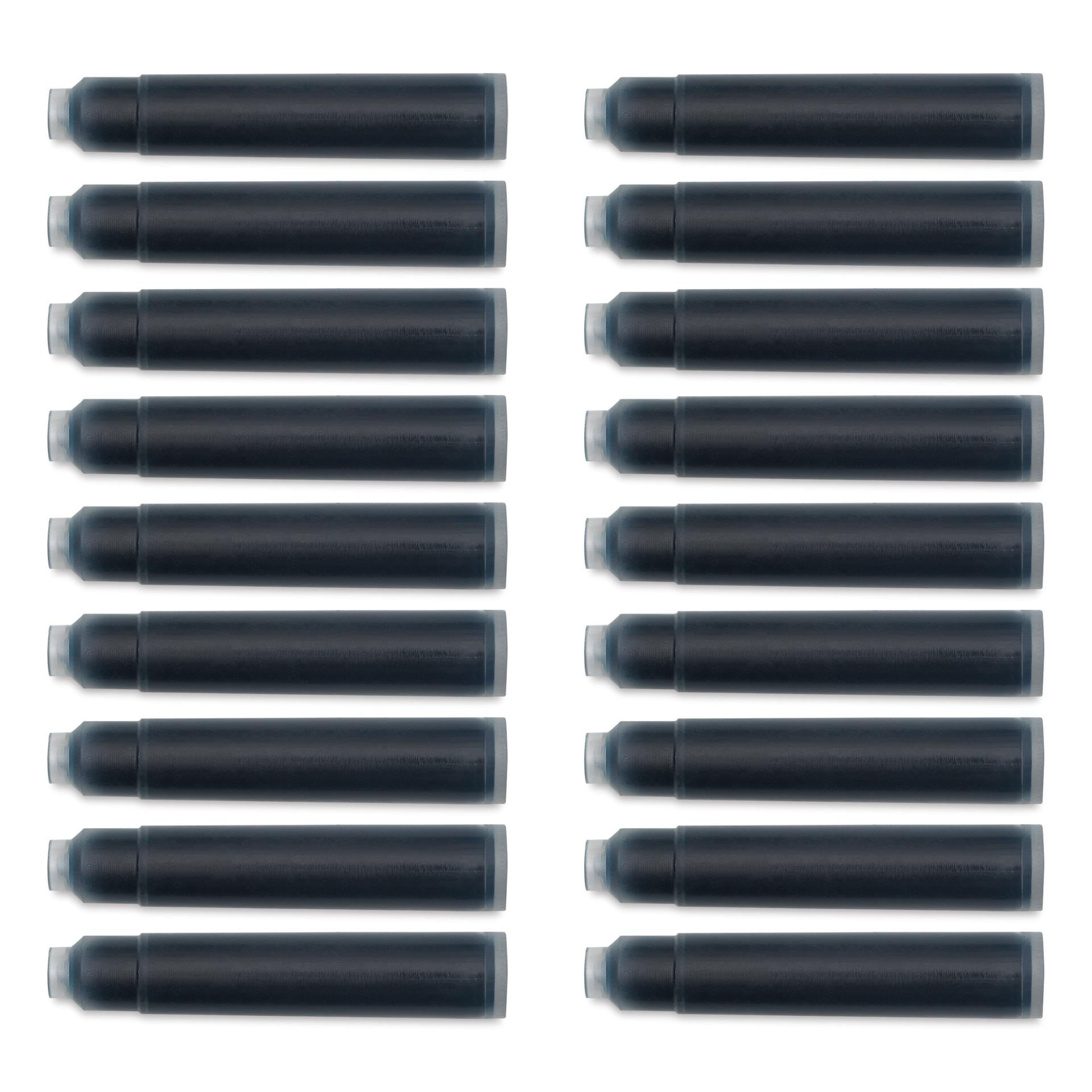 Diamine Ink Cartridges - Pkg of 18, Marine, contents