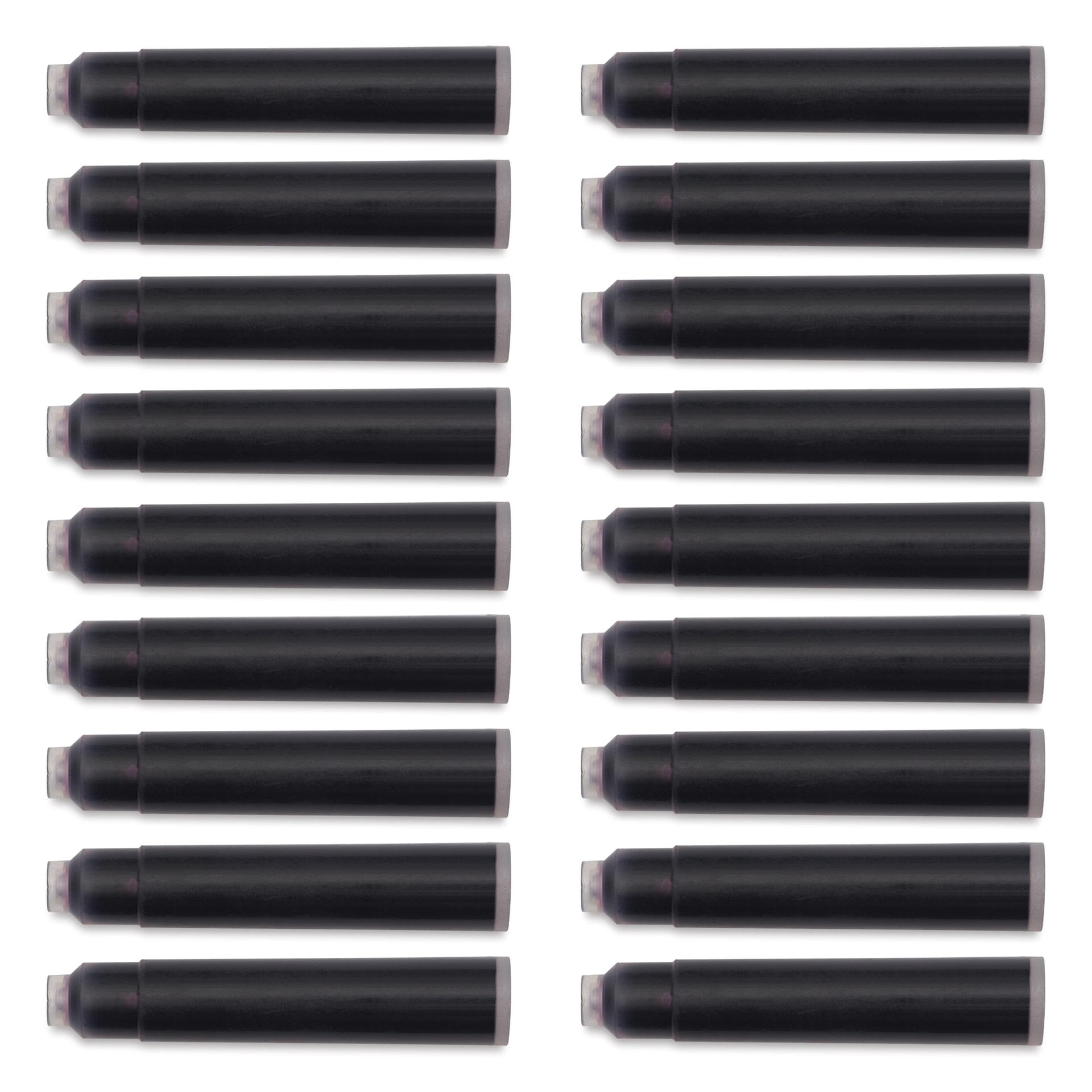 Diamine Ink Cartridges - Pkg of 18, Imperial Purple, contents