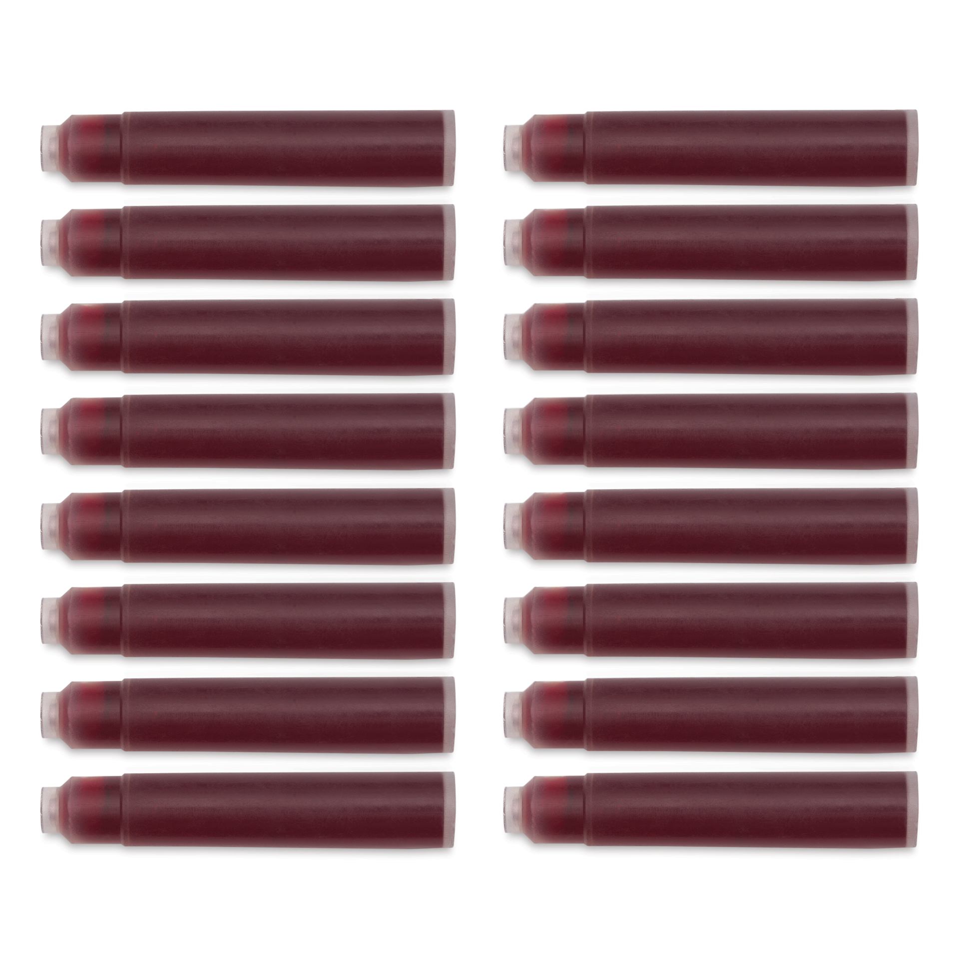 Diamine Ink Cartridges - Pkg of 18, Autumn Oak, contents