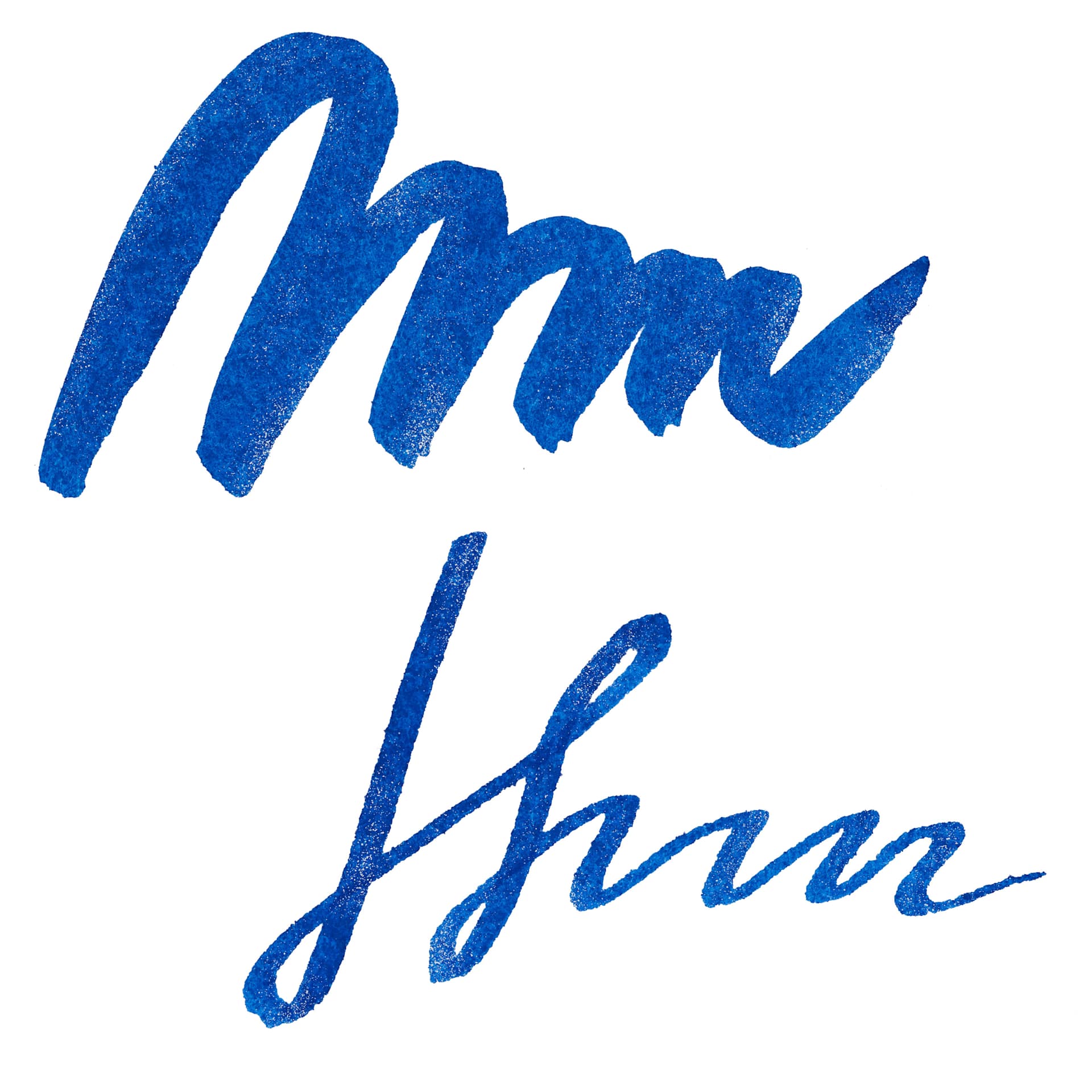 Diamine Shimmer Fountain Pen Ink - Cobalt Jazz swatch