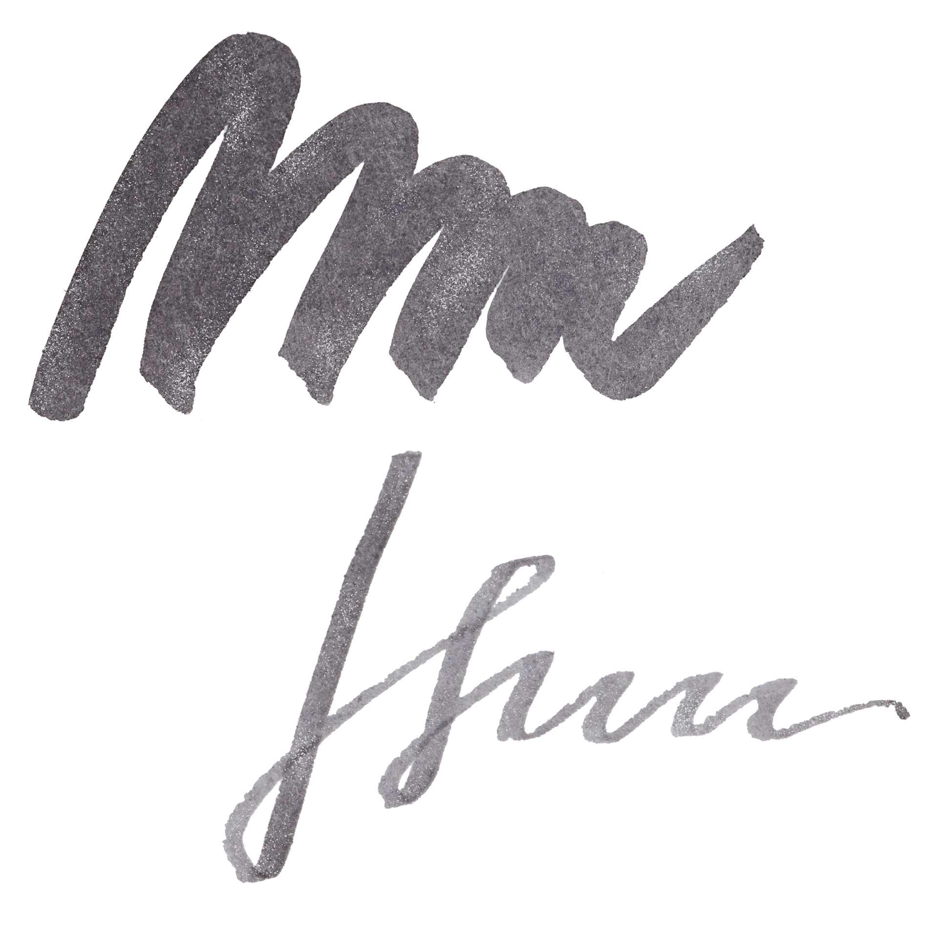 Diamine Shimmer Fountain Pen Ink - Moon Dust swatch