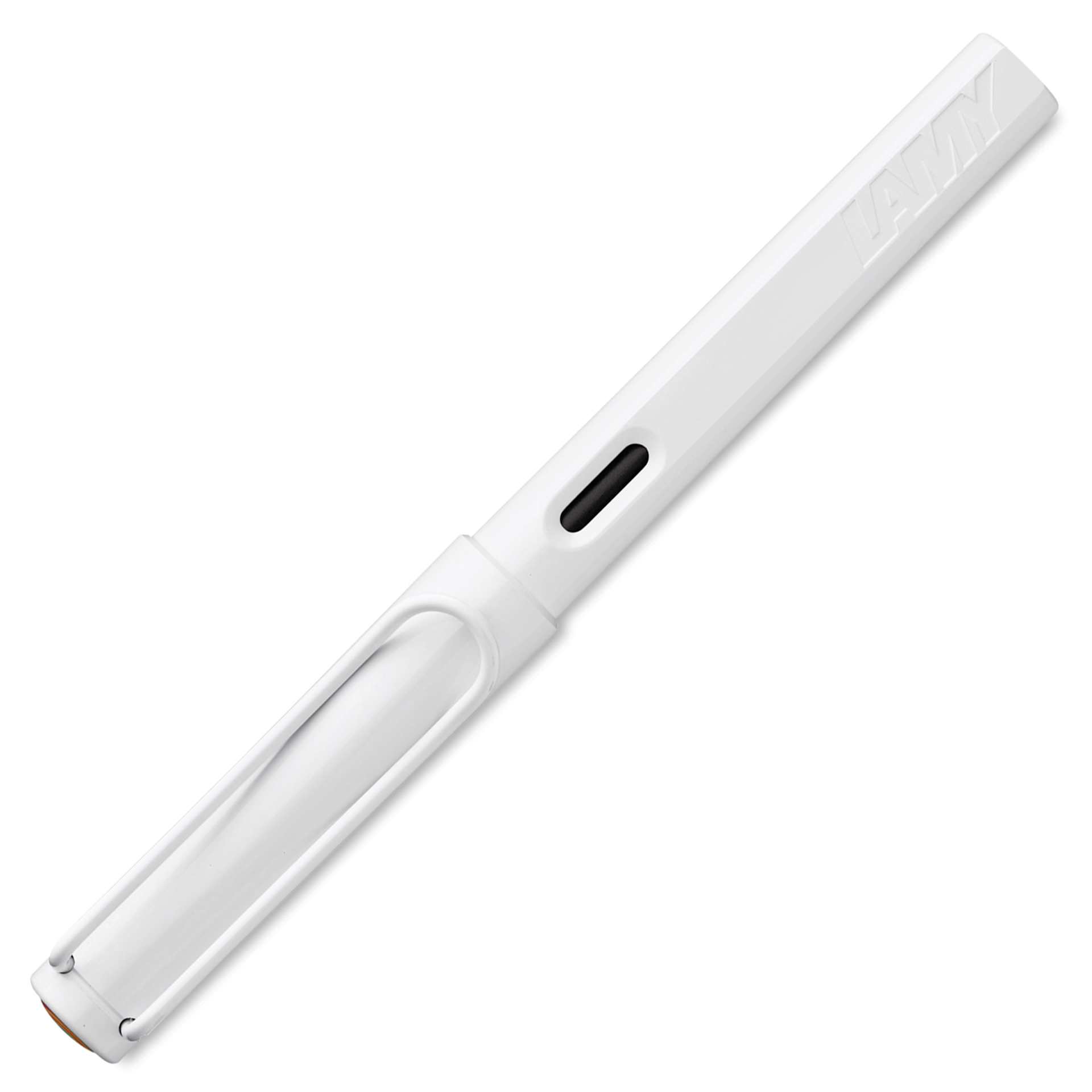 Lamy Safari Multi Ring Fountain Pen Set - White, Extra Fine Nib, capped