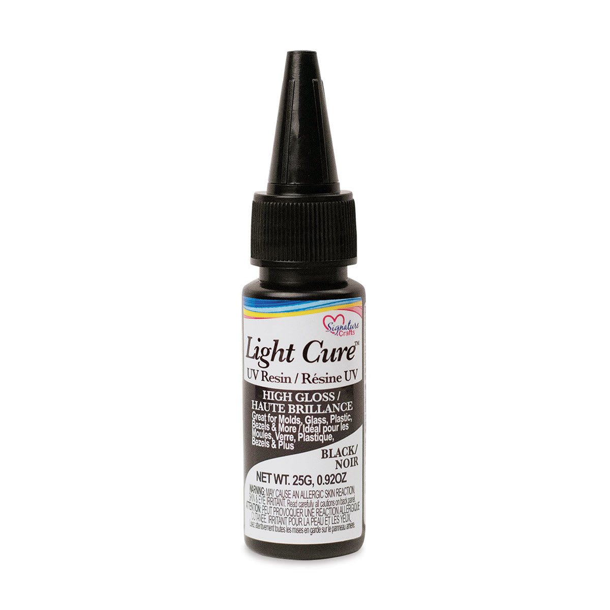 Signature Crafts Light Cure UV Resin - Black, 25 g (0.92 oz)