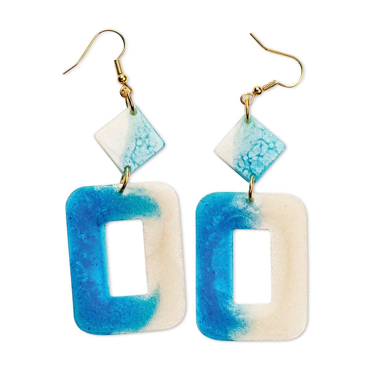 Signature Crafts Light Cure UV Resin (square earrings made from resin)