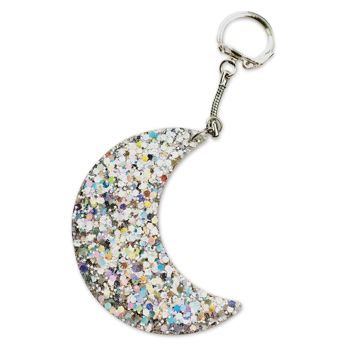 Signature Crafts Light Cure UV Resin (moon keychain made with clear resin and glitter, sold separately)