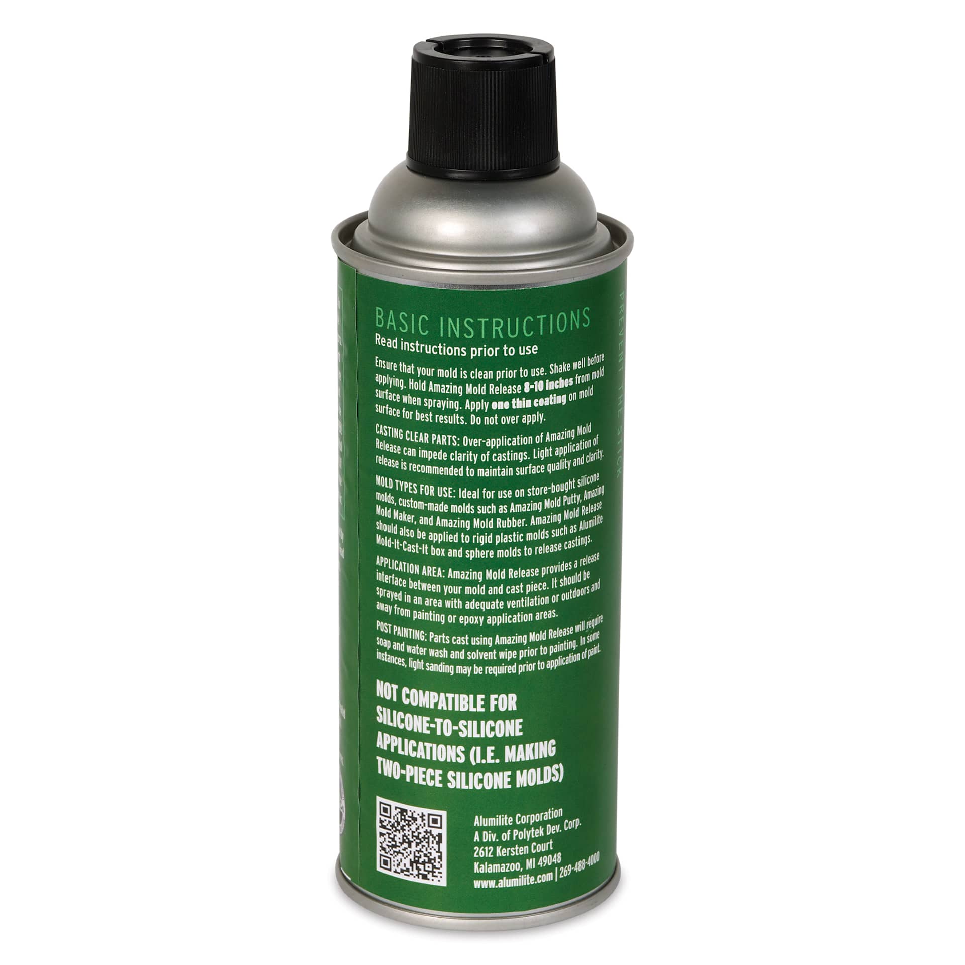 Alumilite Amazing Mold Release - 6 oz - side