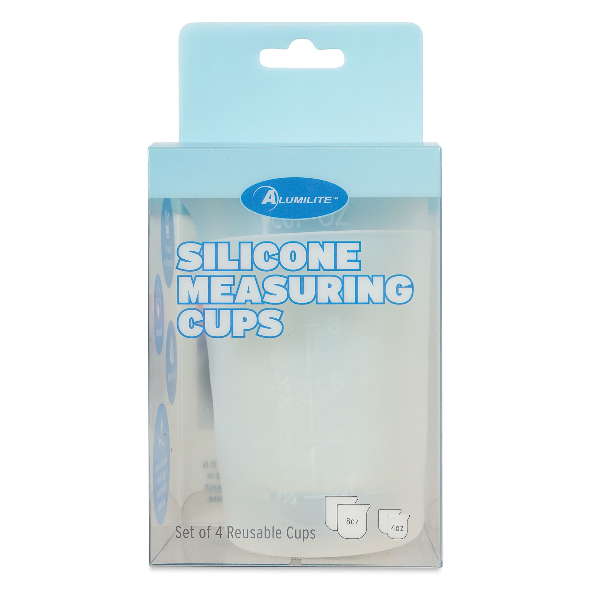 Alumilite Silicone Measuring Cups - Pkg of 4 - front of packaging