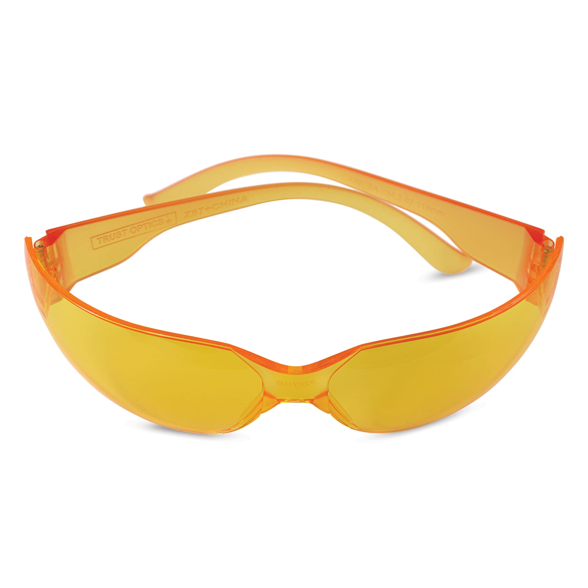 Alumilite UV Protective Eyeglasses - top view, folded