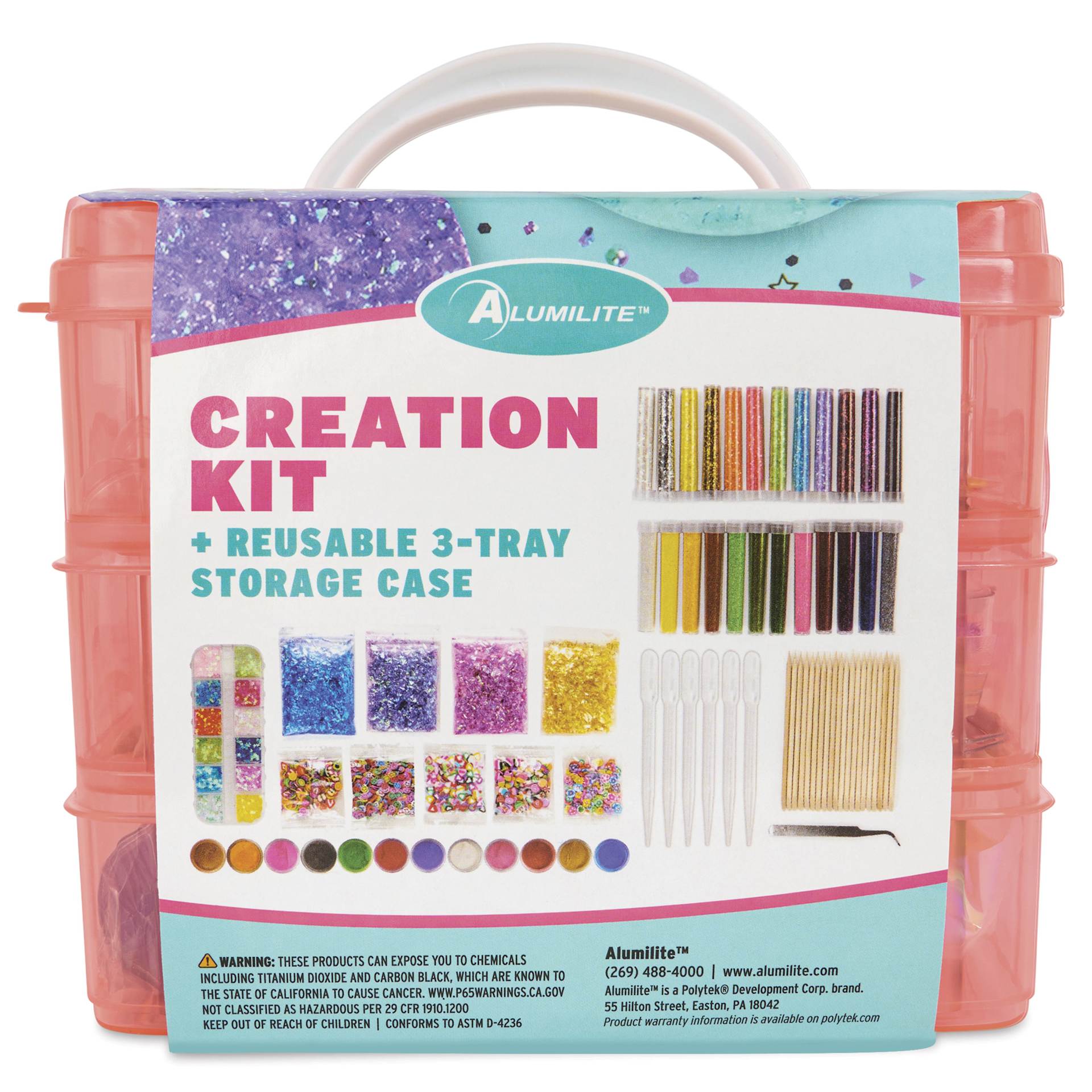 Alumilite Creation Kit - Coral Container, Set of 84 - back of packaging