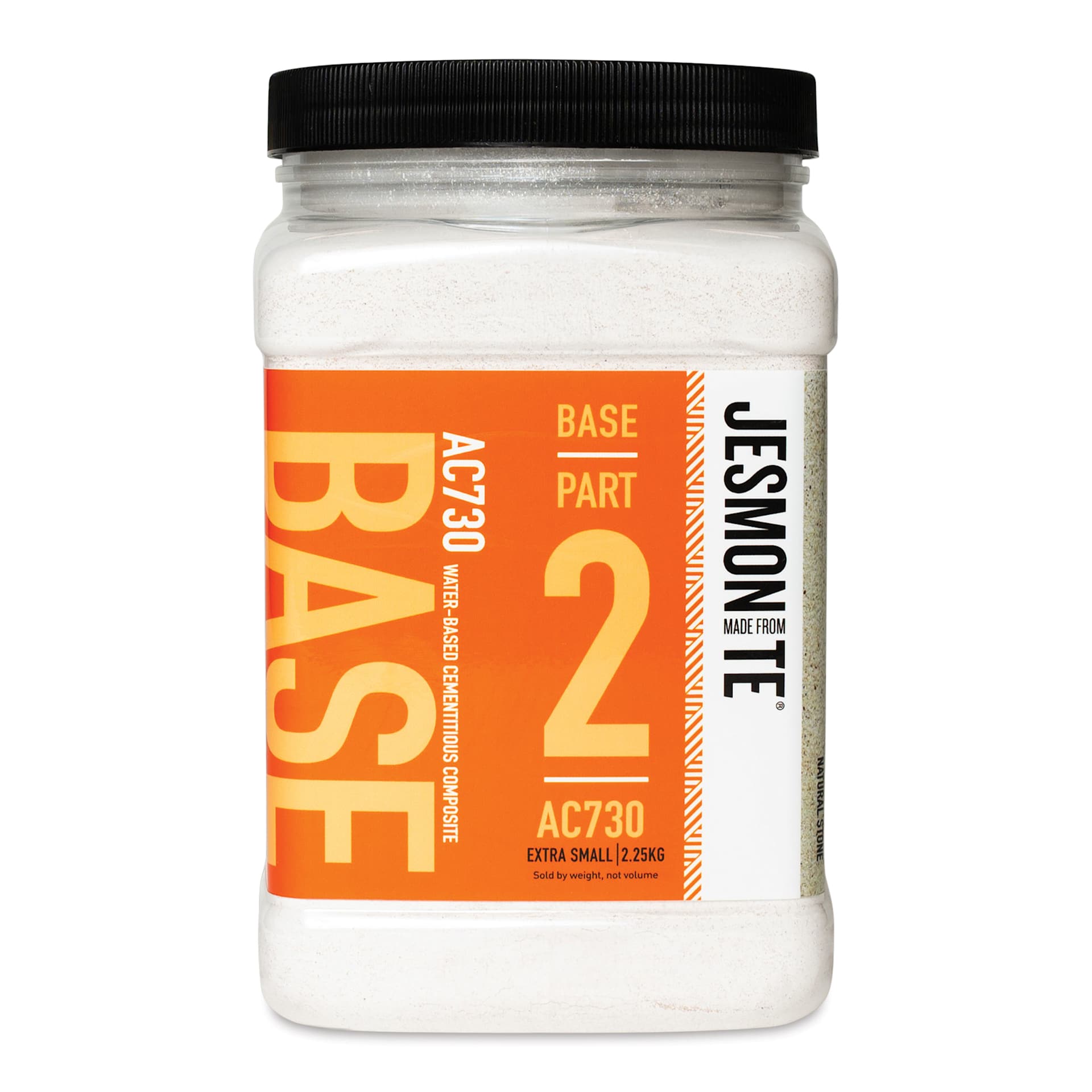 Jesmonite AC730 Micro-Concrete - Base, Natural Stone, XS, 2.25 kg Jar