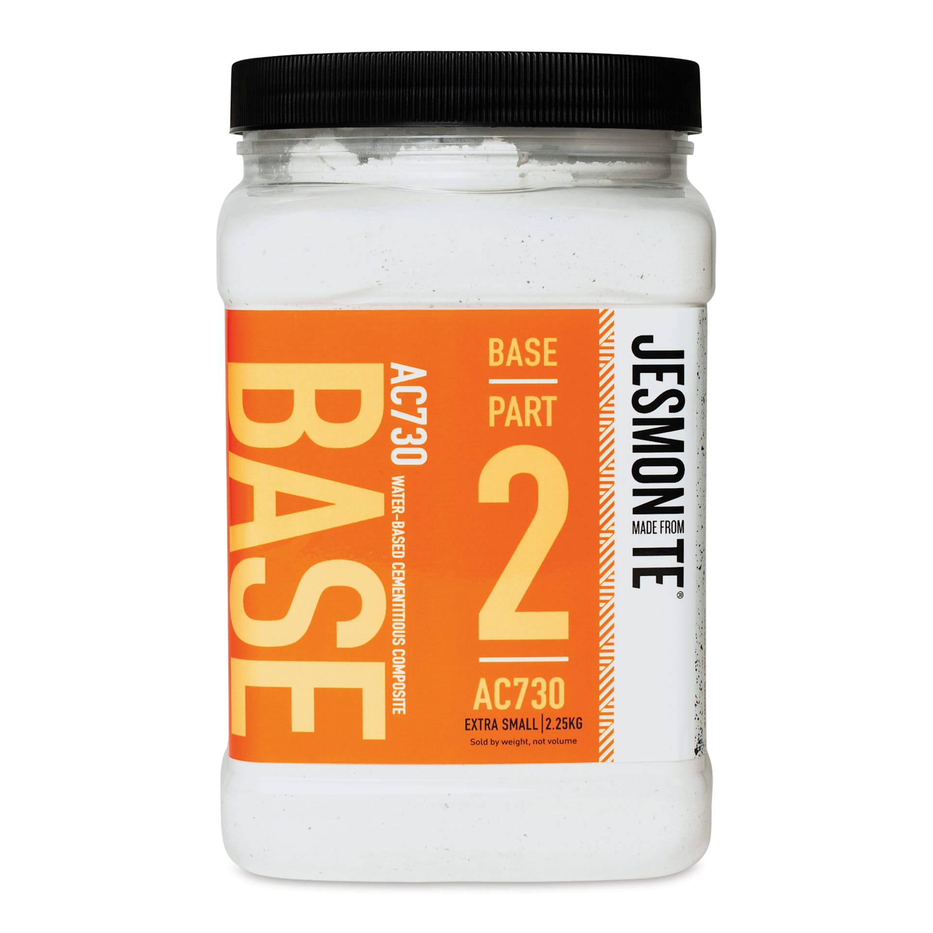 Jesmonite AC730 Micro-Concrete - Base, Silver Grey Granite, XS, 2.25 kg Jar