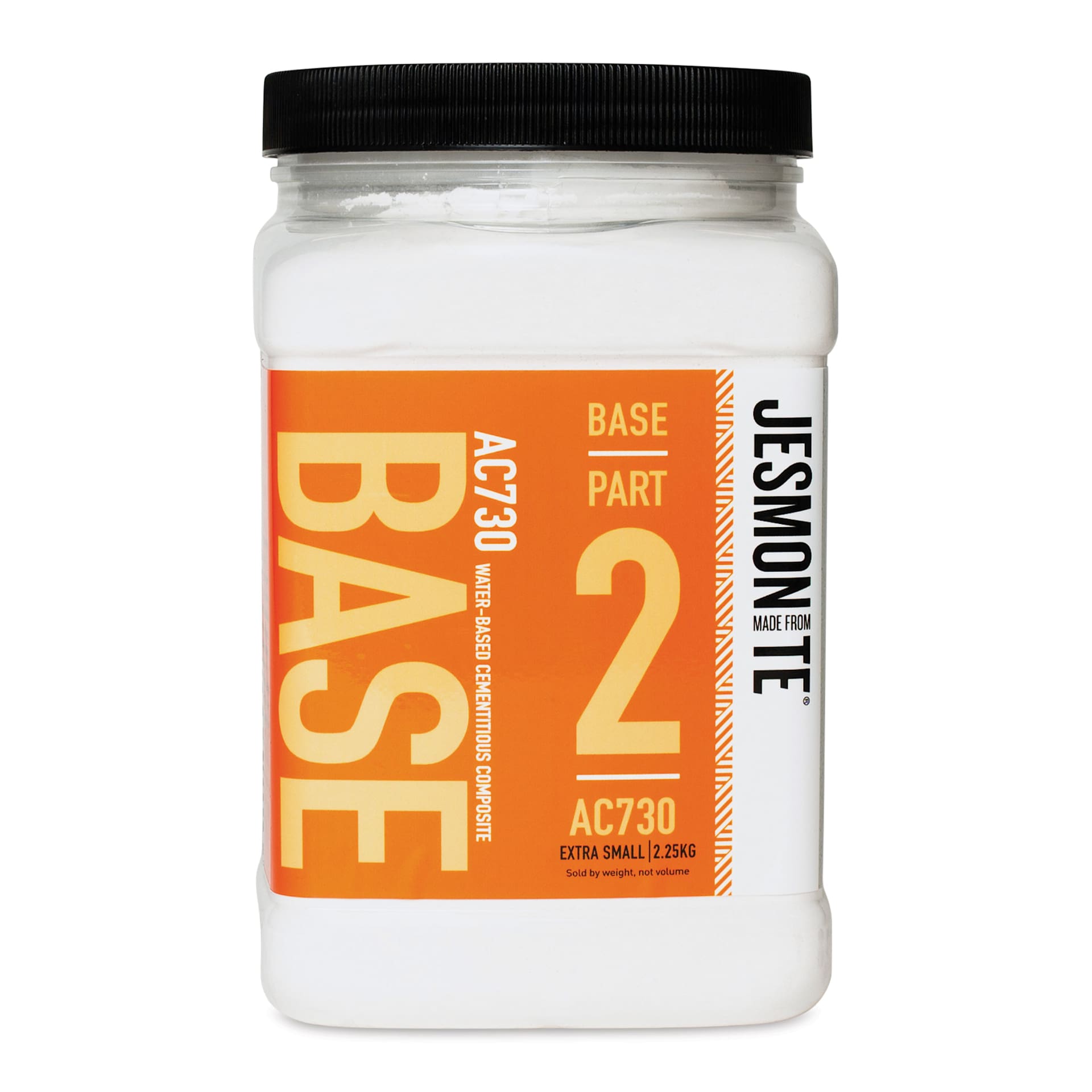 Jesmonite AC730 Micro-Concrete - Base, White Marble, XS, 2.25 kg Jar